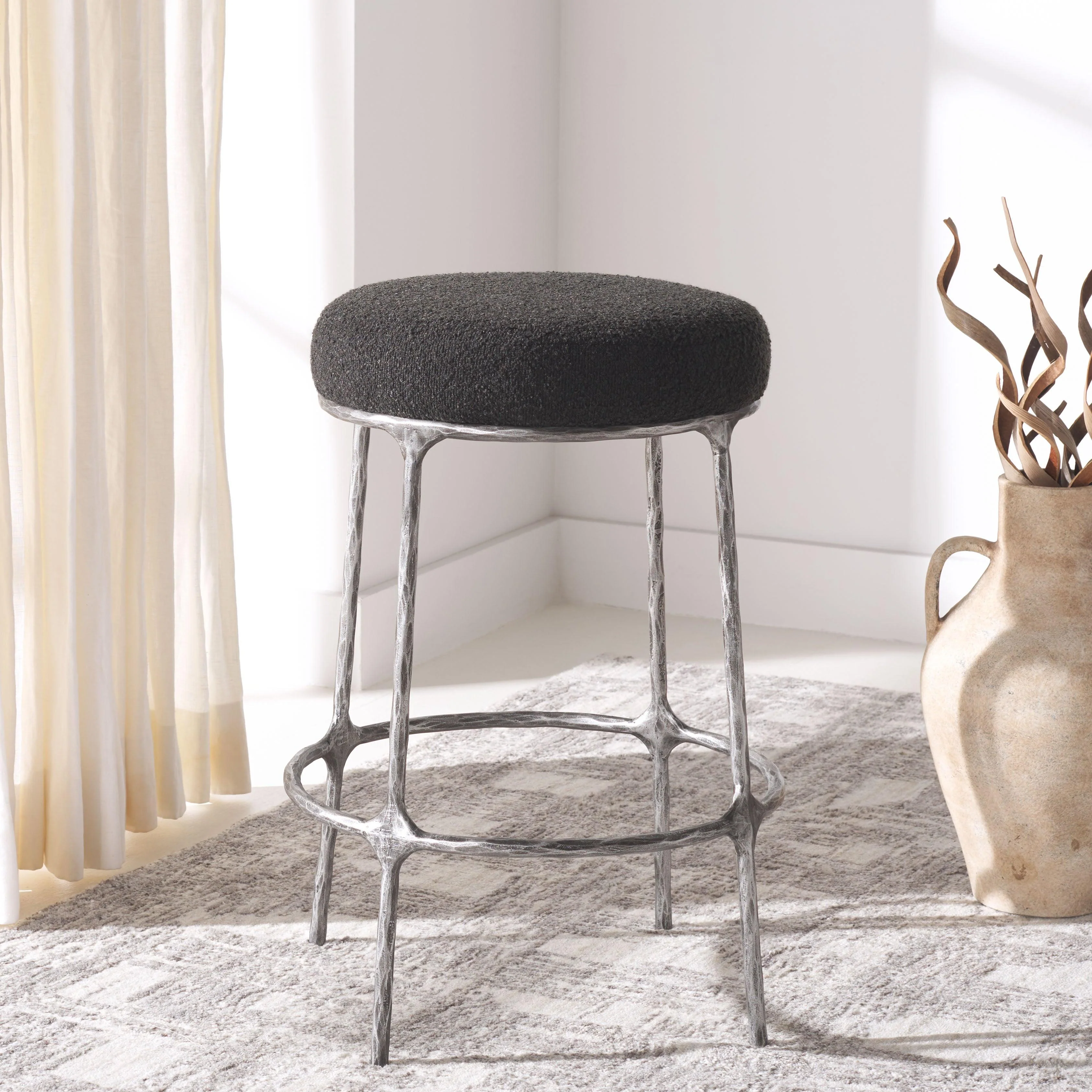 TRUMEN BOUCLE COUNTERSTOOL - Frankwebs