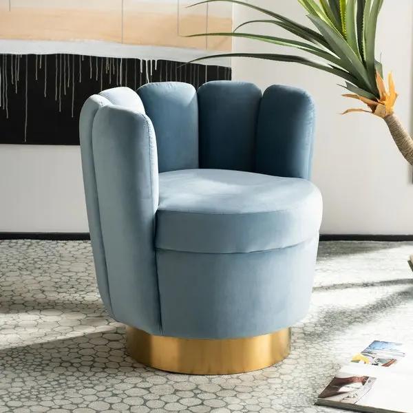 ARROW SWIVEL VELVET CHAIR - Frankwebs