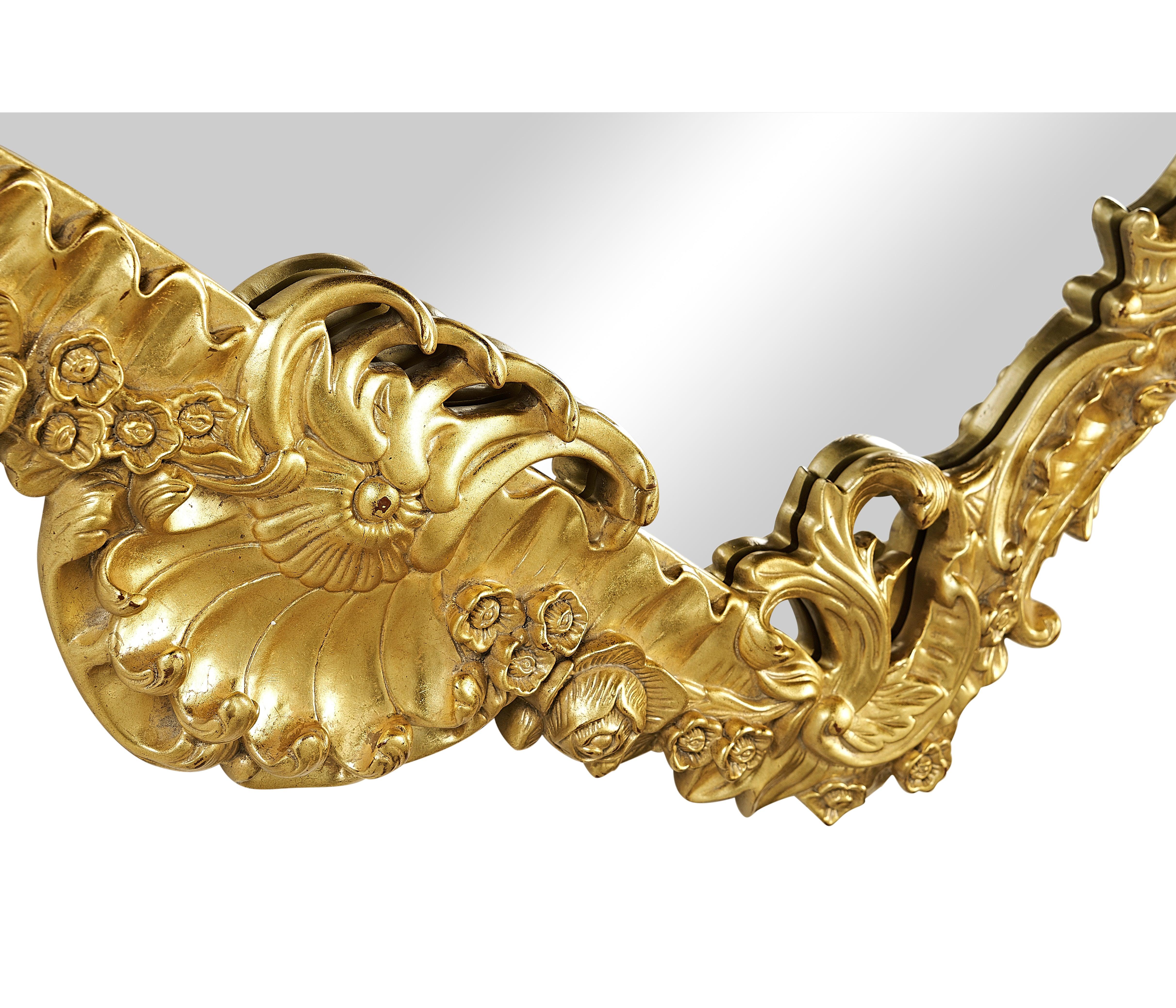Buckingham Gilded rococo style mirror - Frankwebs