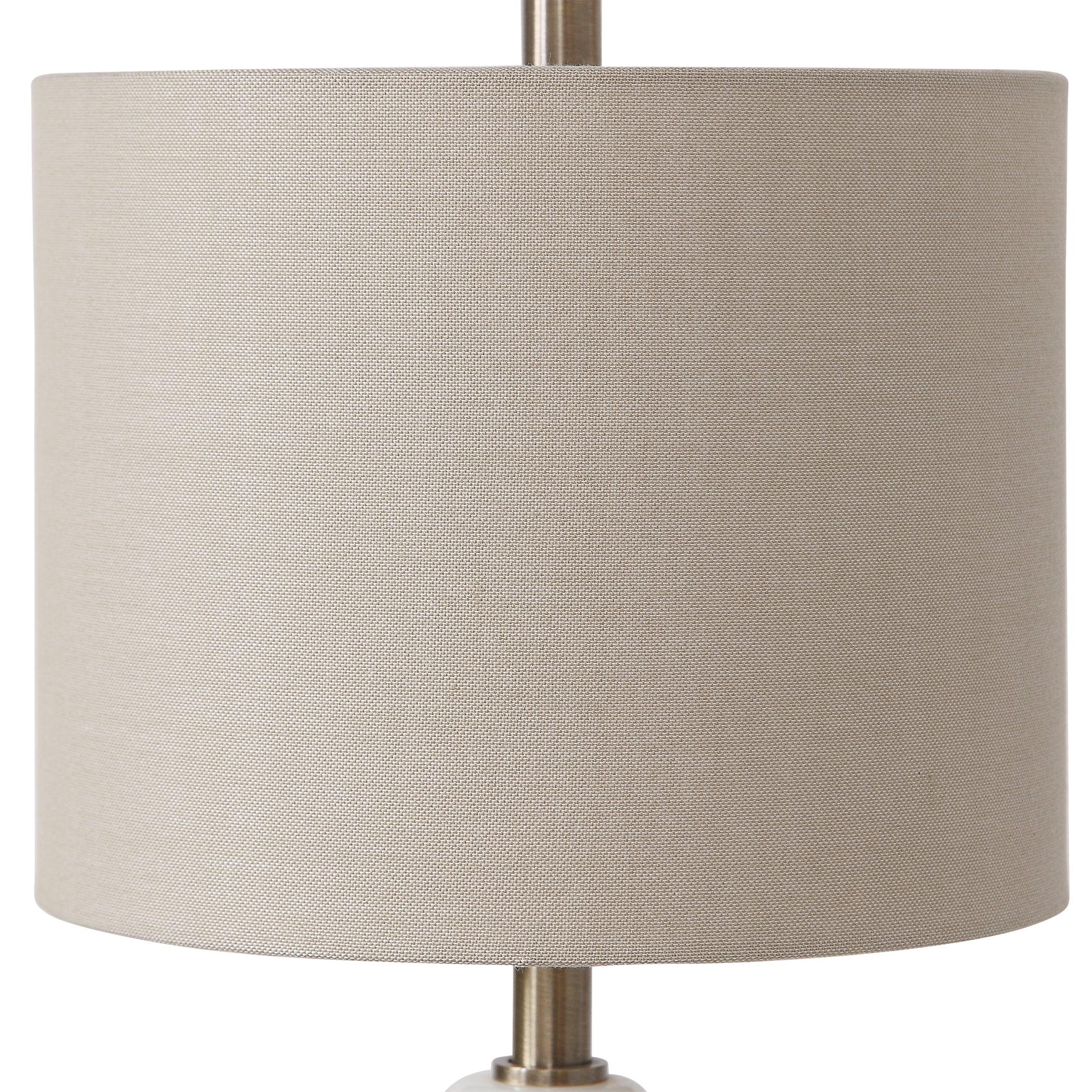 Natania Plated Brass Buffet Lamp - Frankwebs