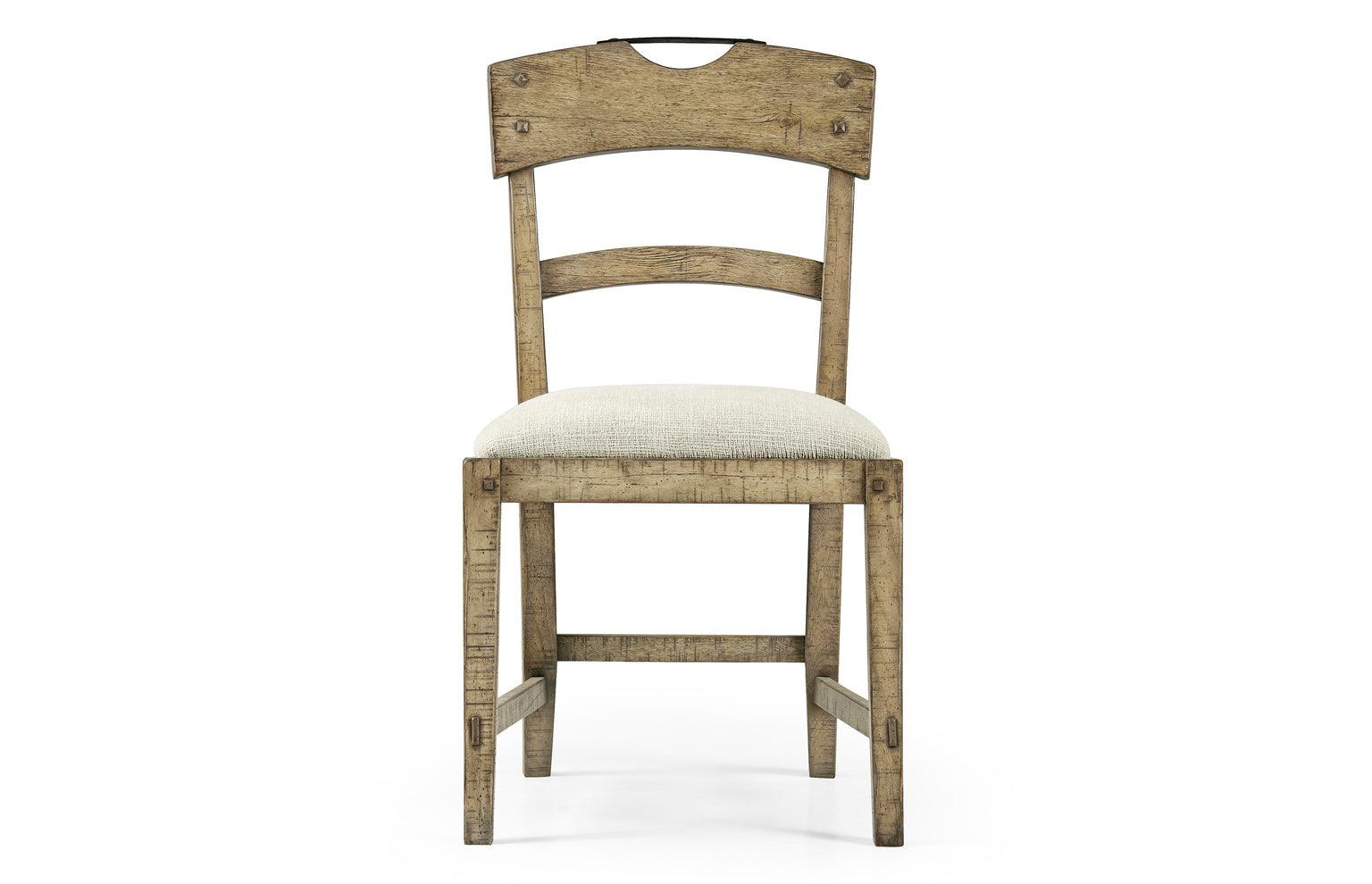 Casual Accents Light Driftwood Planked Side Chair - Frankwebs