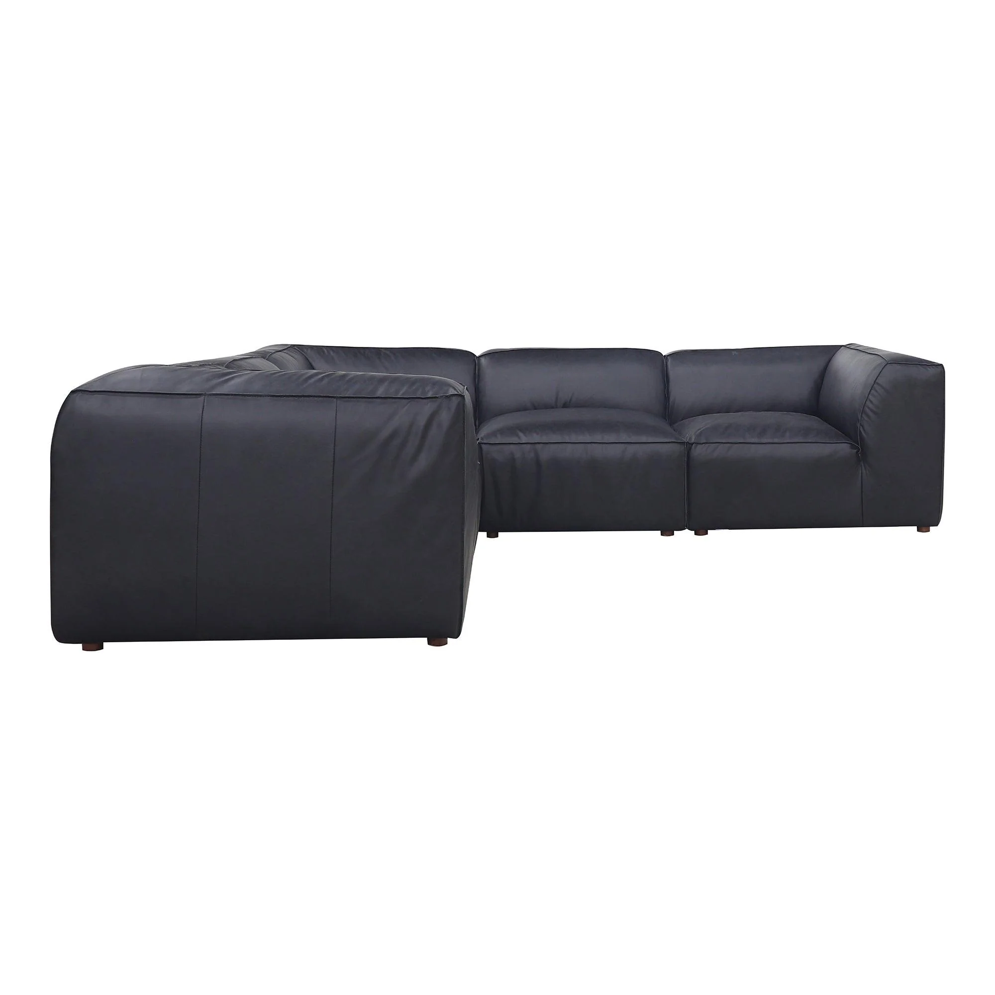 Form Dream Modular Sectional Vantage Black Leather - Frankwebs