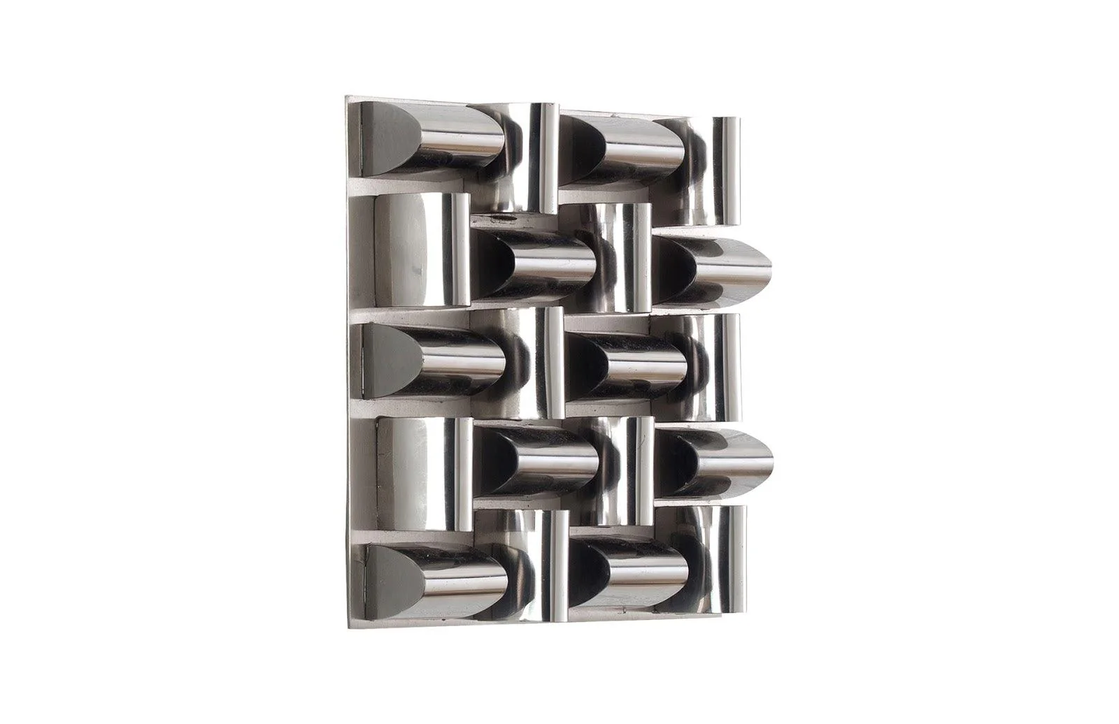 Arete Wall Tile, Stainless Steel - Frankwebs