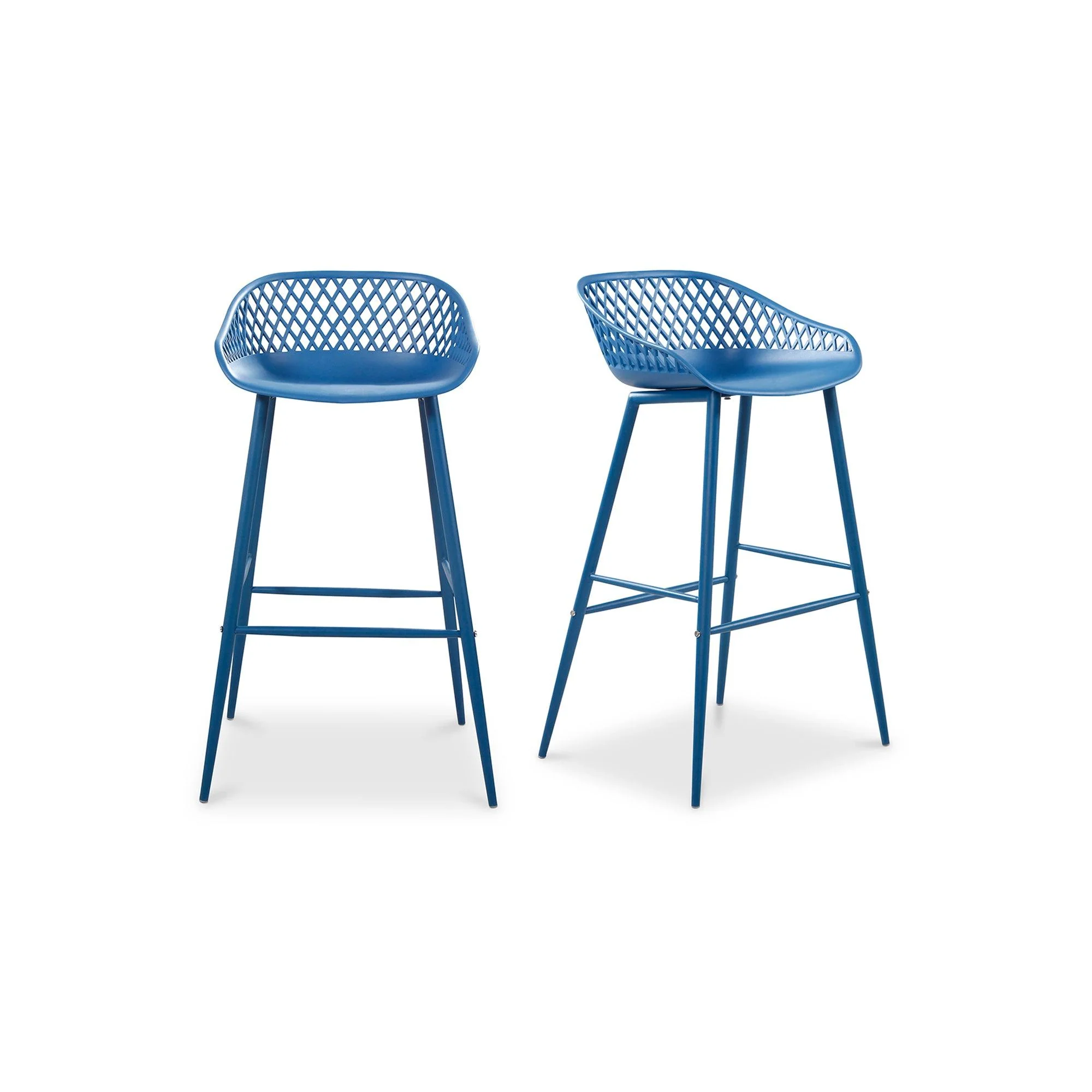 Piazza Outdoor Barstool Blue - Set Of Two - Frankwebs