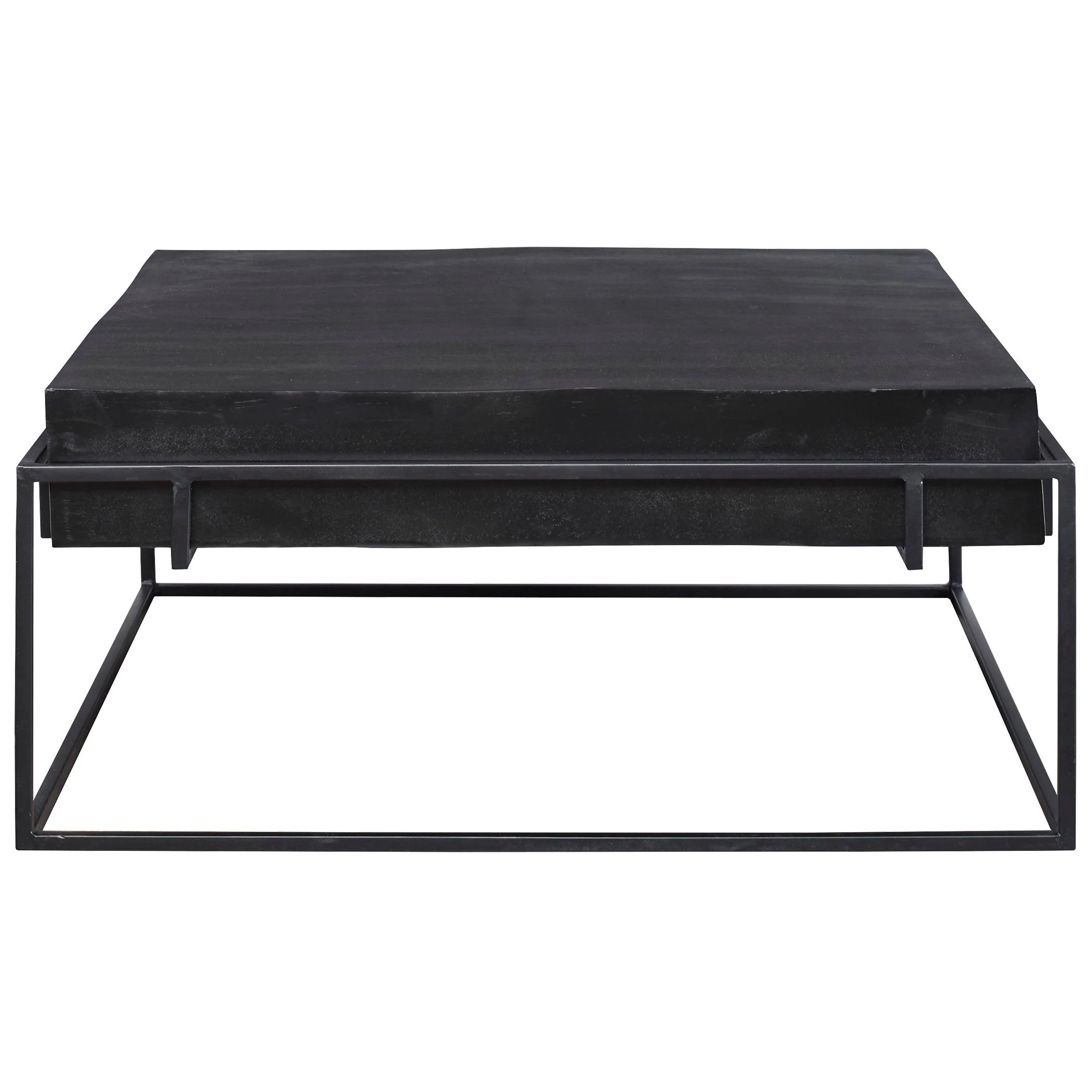 TELONE MODERN BLACK COFFEE TABLE - Frankwebs