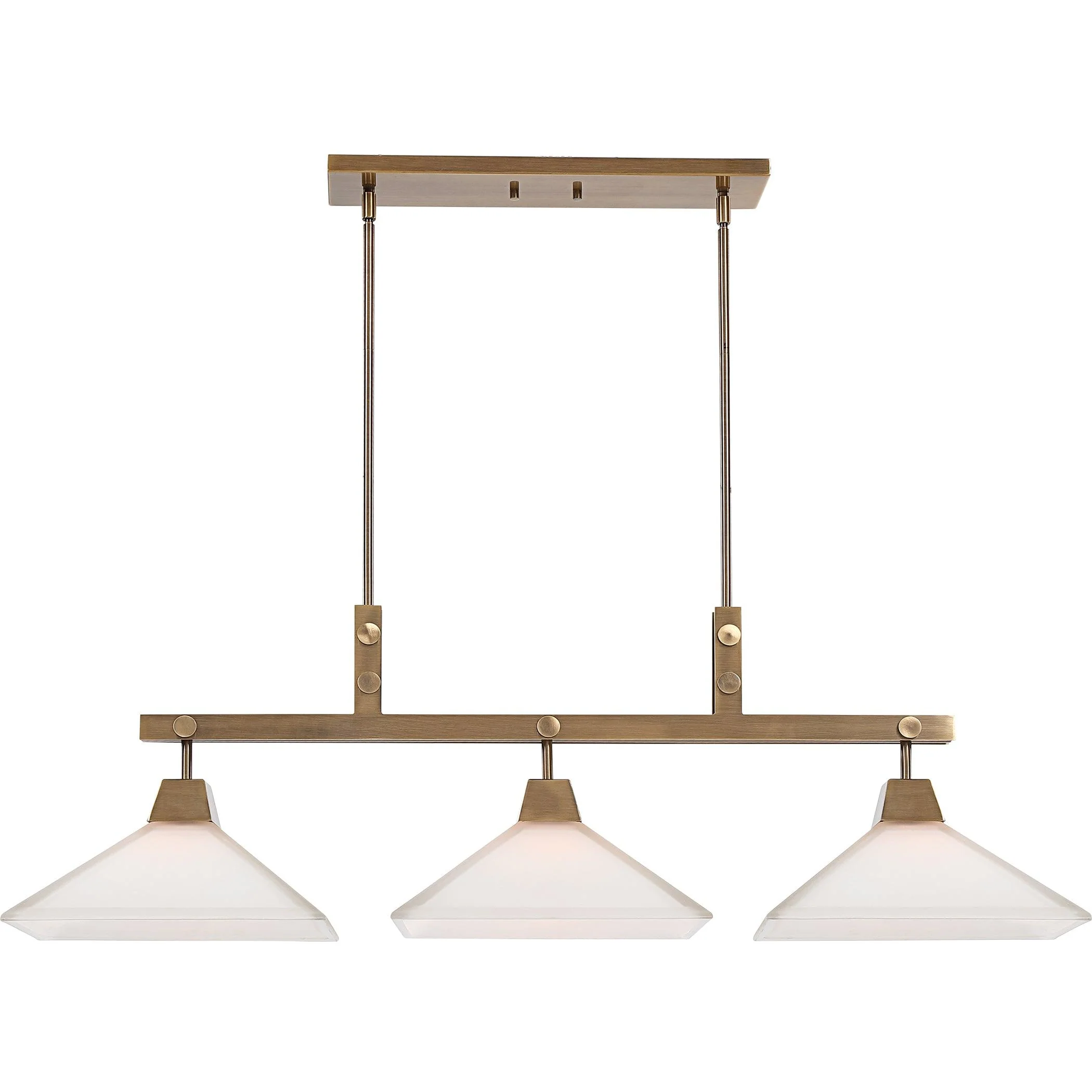 BROOKDALE INDUSTRIAL 3 LIGHT LINEAR CHANDELIER - Frankwebs