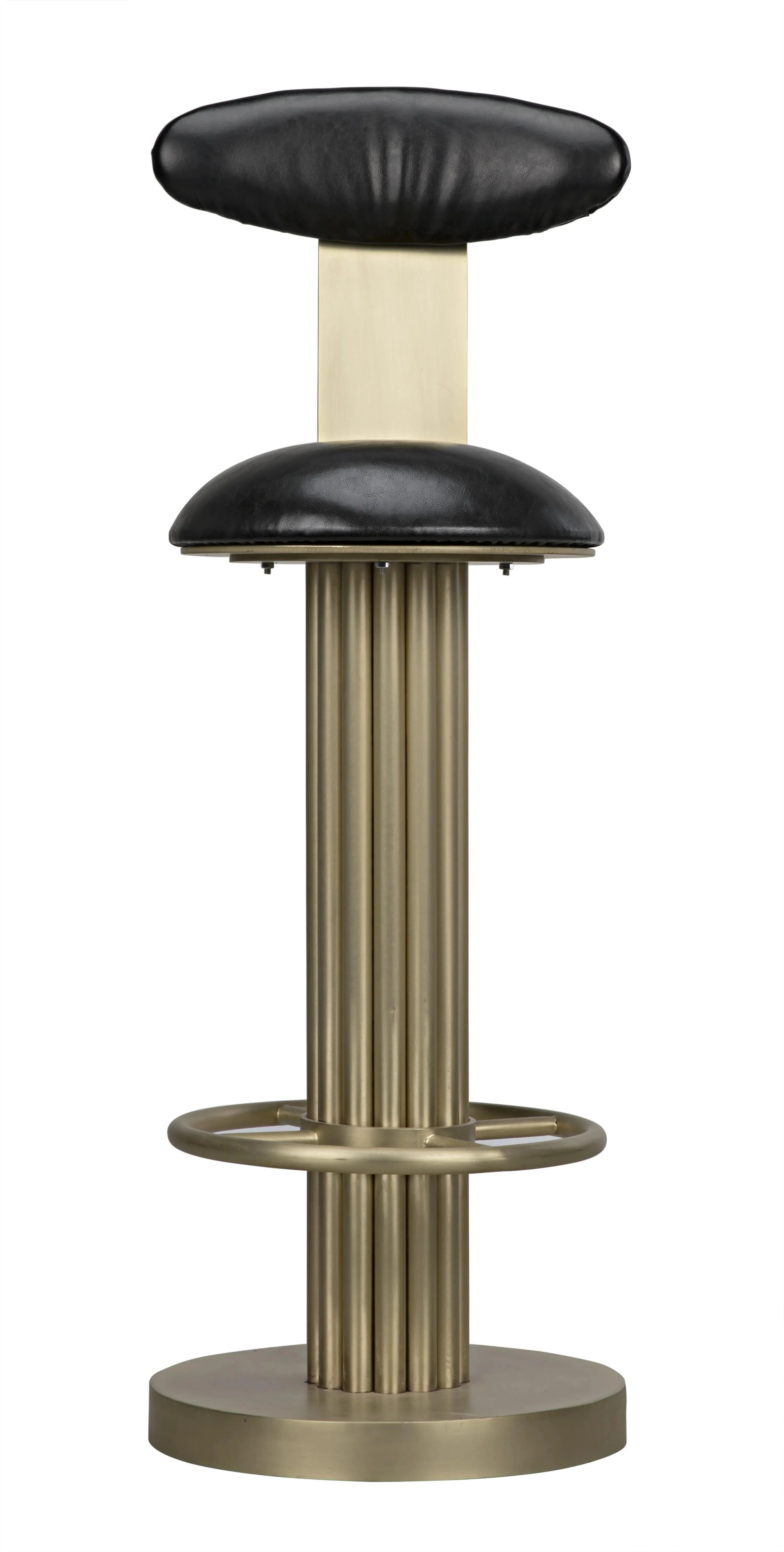 Sedes Bar Stool, Steel with Brass Finish - Frankwebs