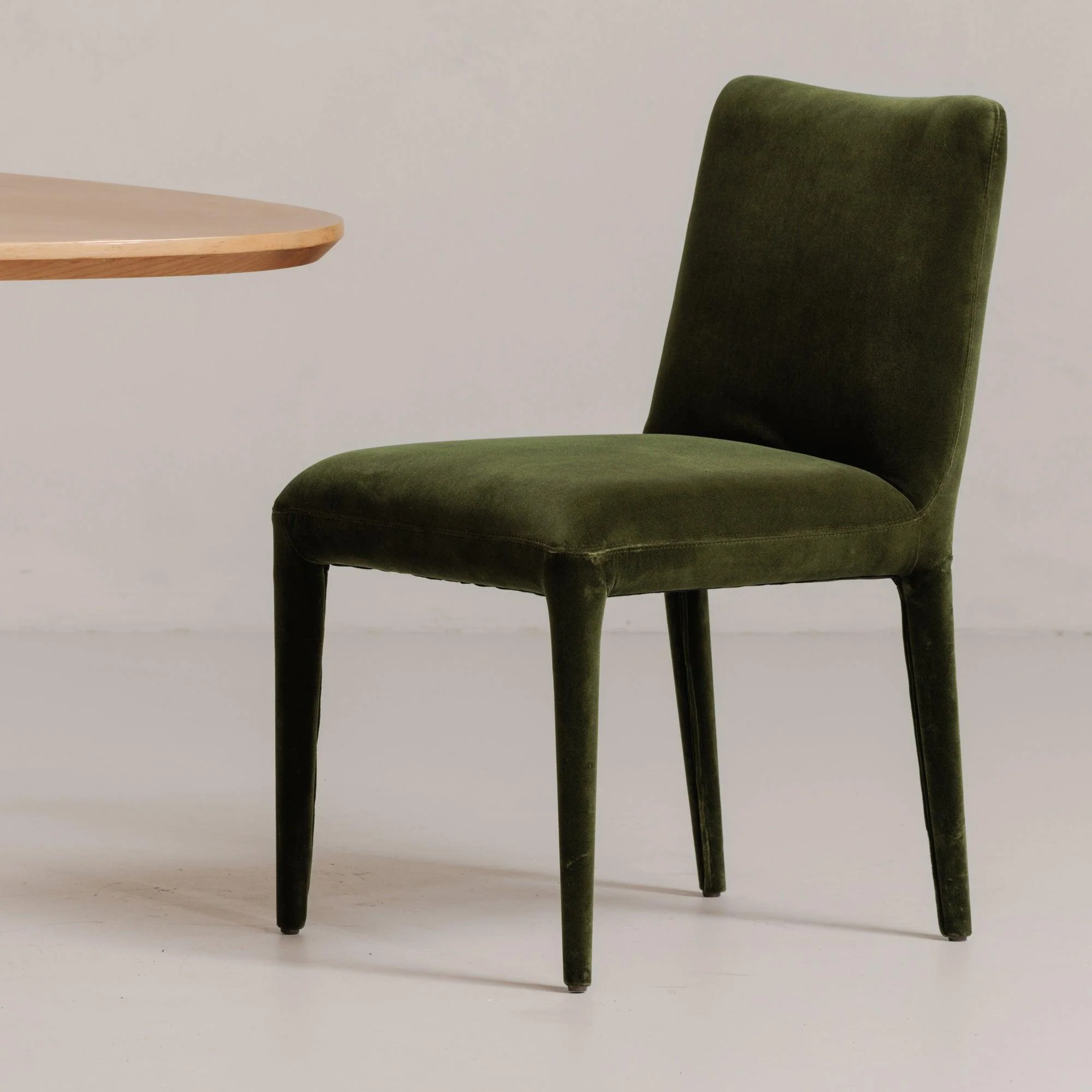Calla Dining Chair Green Velvet - Set Of Two - Frankwebs