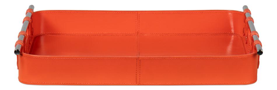 Safari Leather Tray - Orangeade - Frankwebs