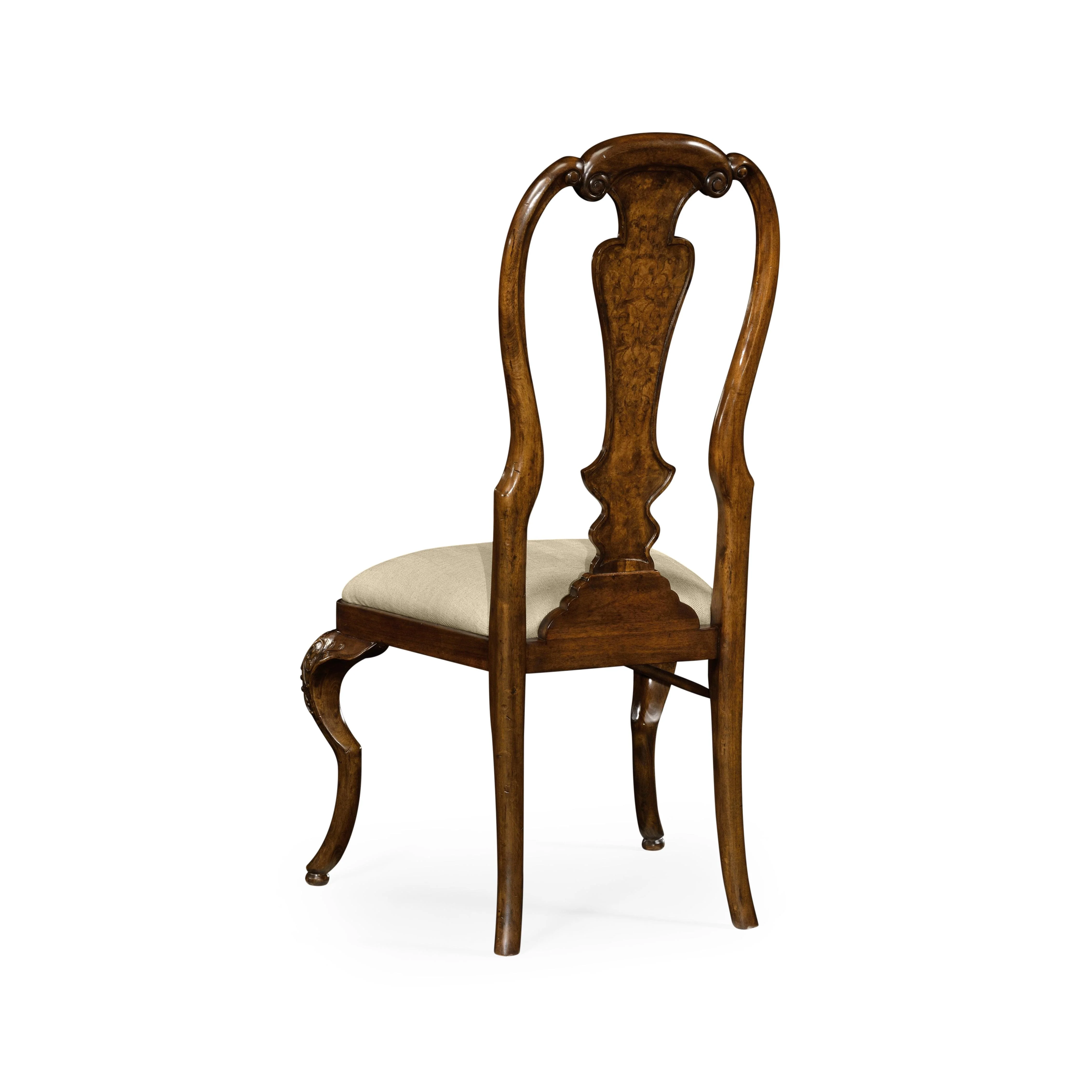 Buckingham William & Mary Inlaid Side Chair - Set of 2 - Frankwebs