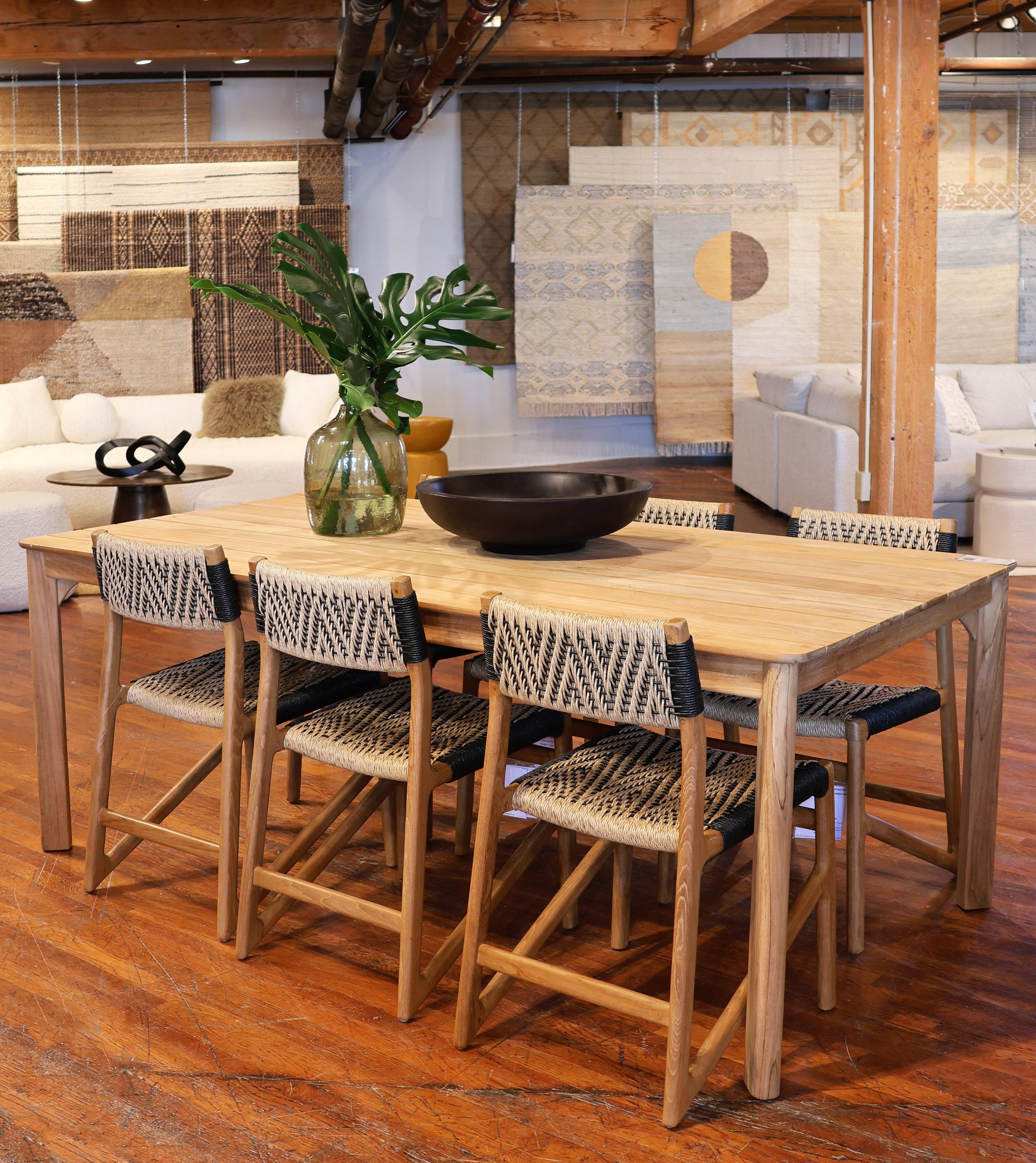 Brielle Outdoor Dining Table Natural - Frankwebs