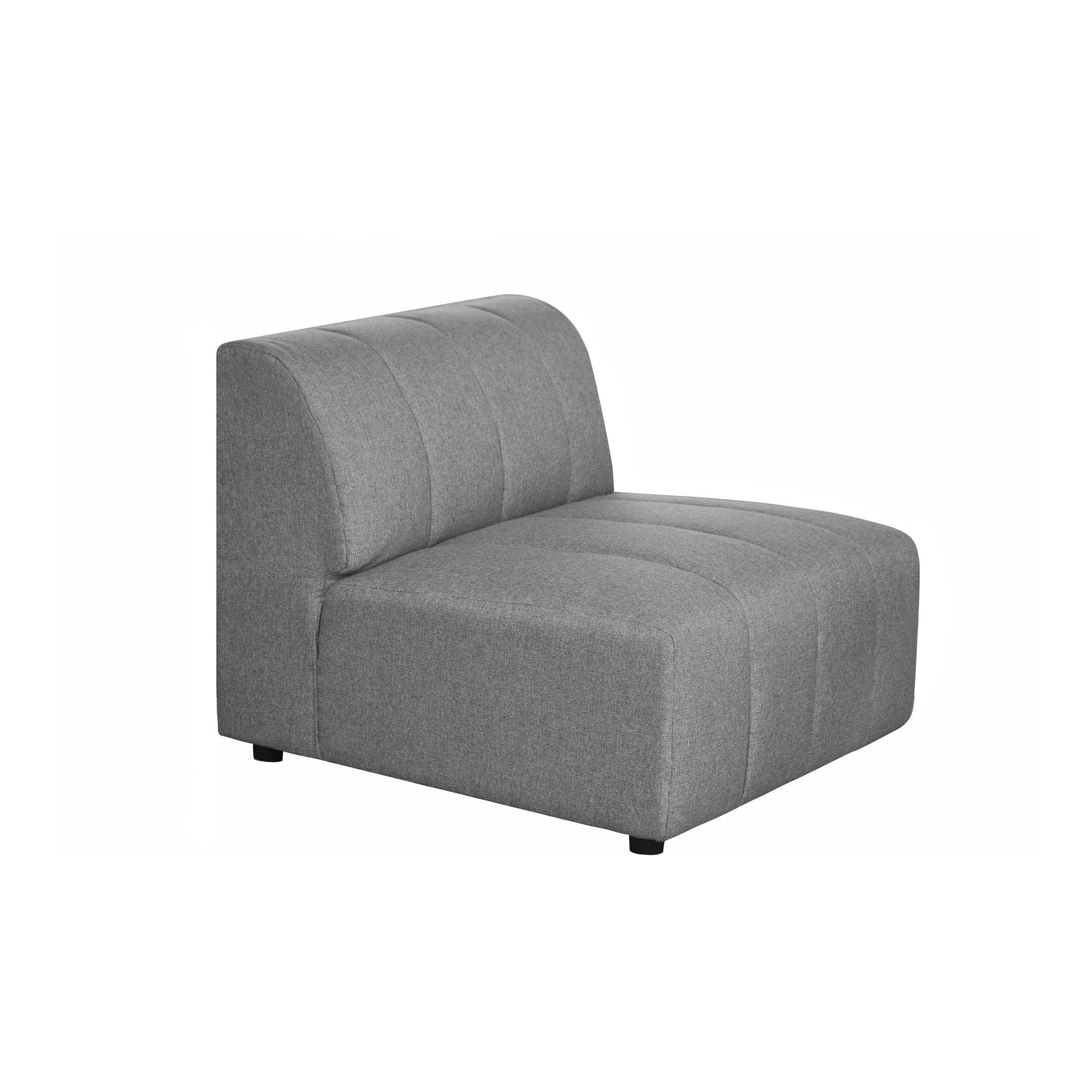 Lyric Slipper Chair Grey - Frankwebs