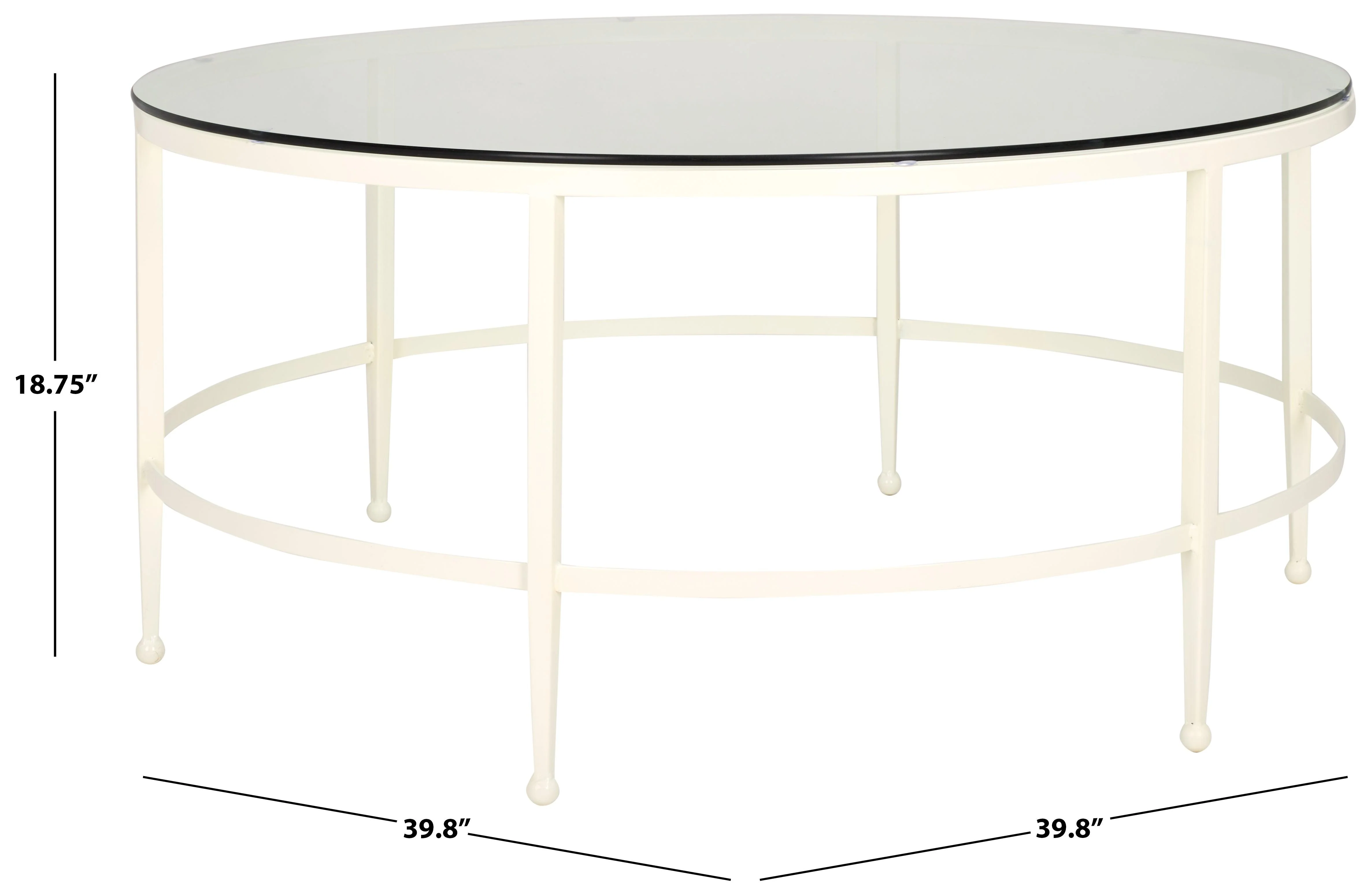 EDMUND GLASS COCKTAIL TABLE - Frankwebs