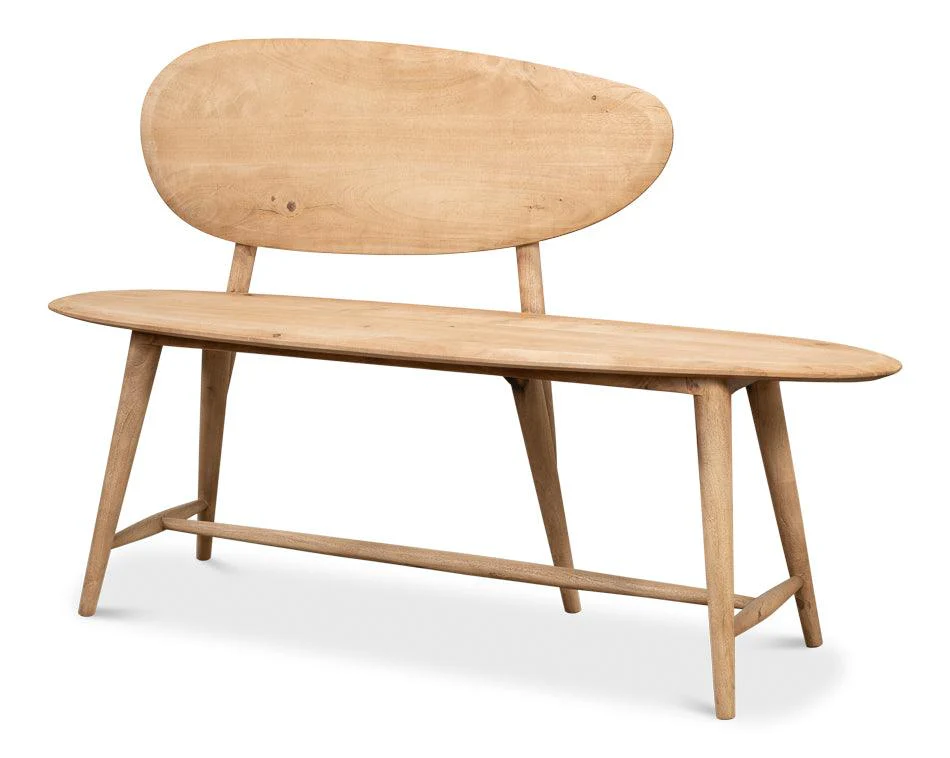 Pebble Bench (1 Back) Lionskin Finish - Frankwebs