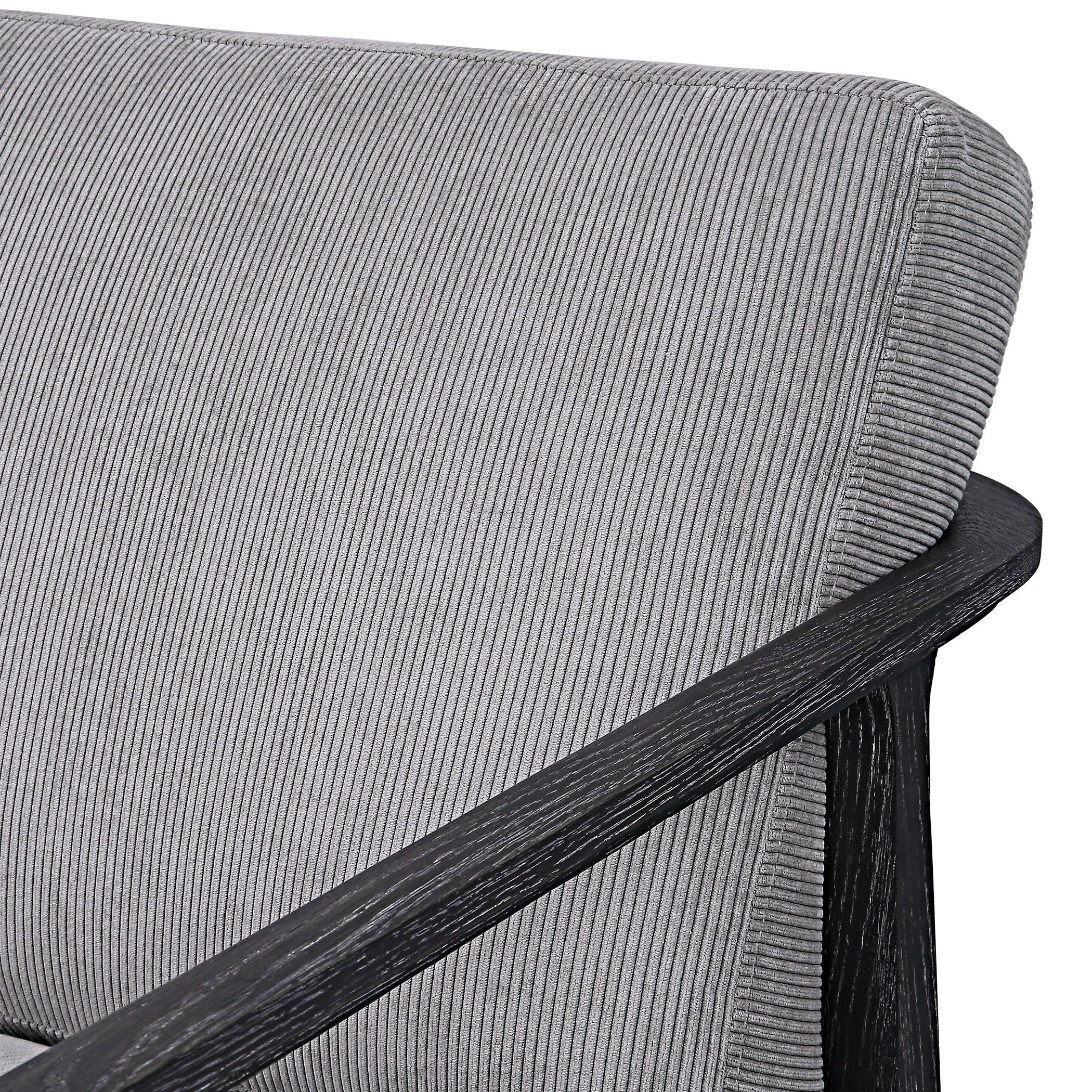 Brunei Modern Gray Accent Chair - Frankwebs