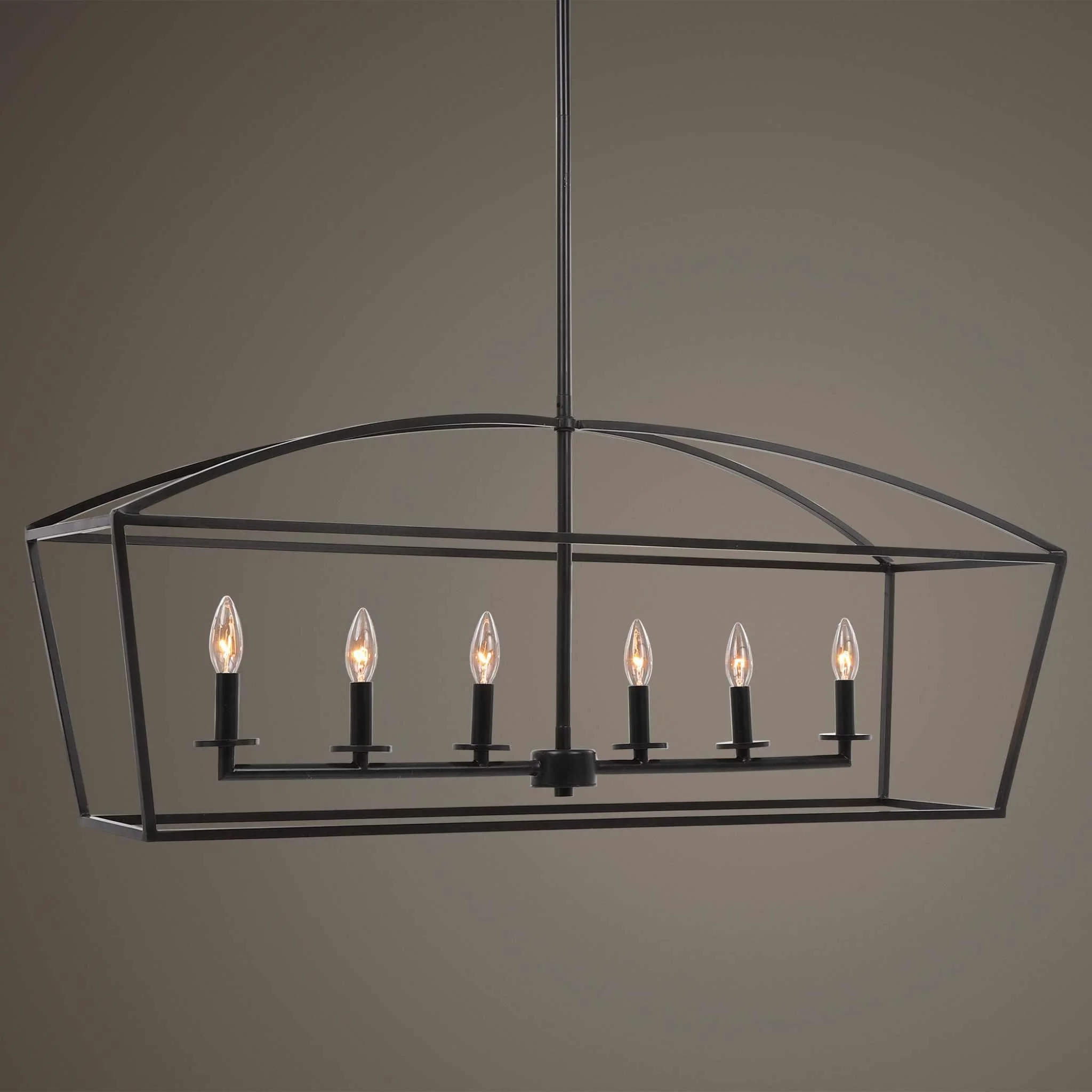 CLAYTON 6 LIGHT LINEAR CHANDELIER - Frankwebs