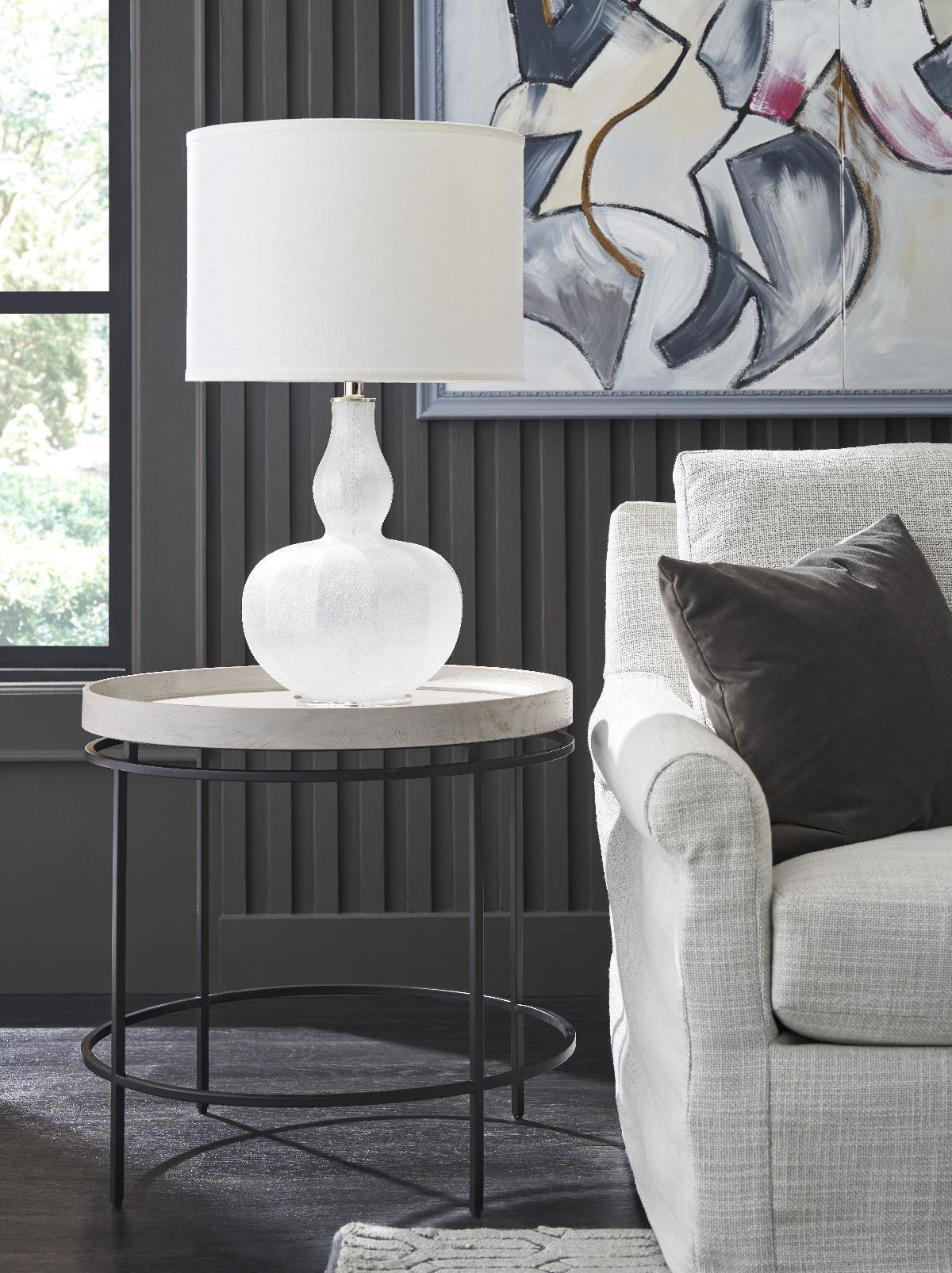 Coalesce Round Tray Top End Table - Frankwebs