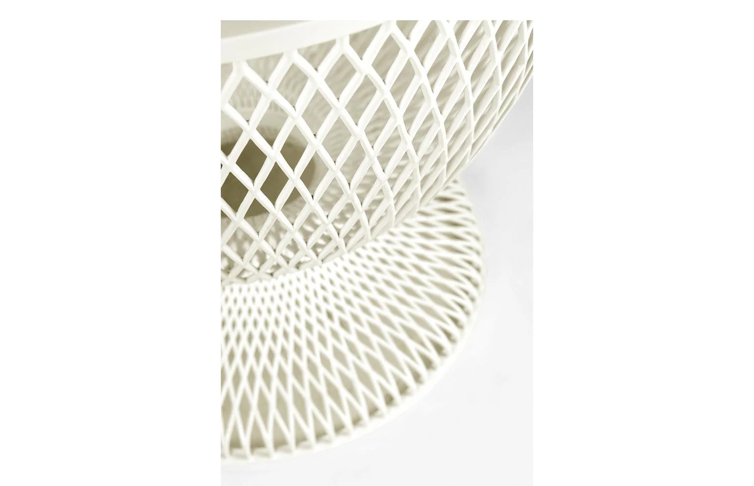 White Fall Streak Foyer Table Base - Frankwebs