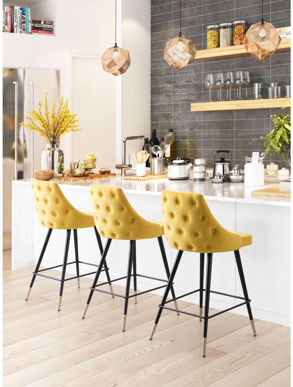 Piccolo Counter Chair Yellow - Frankwebs