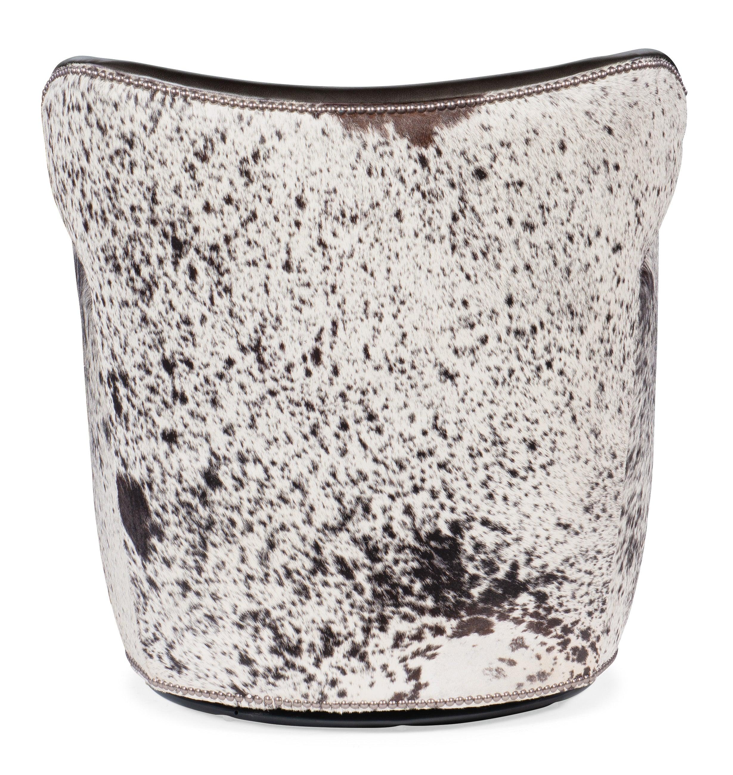 Kato Leather Swivel Chair with Salt Pepper HOH - Frankwebs