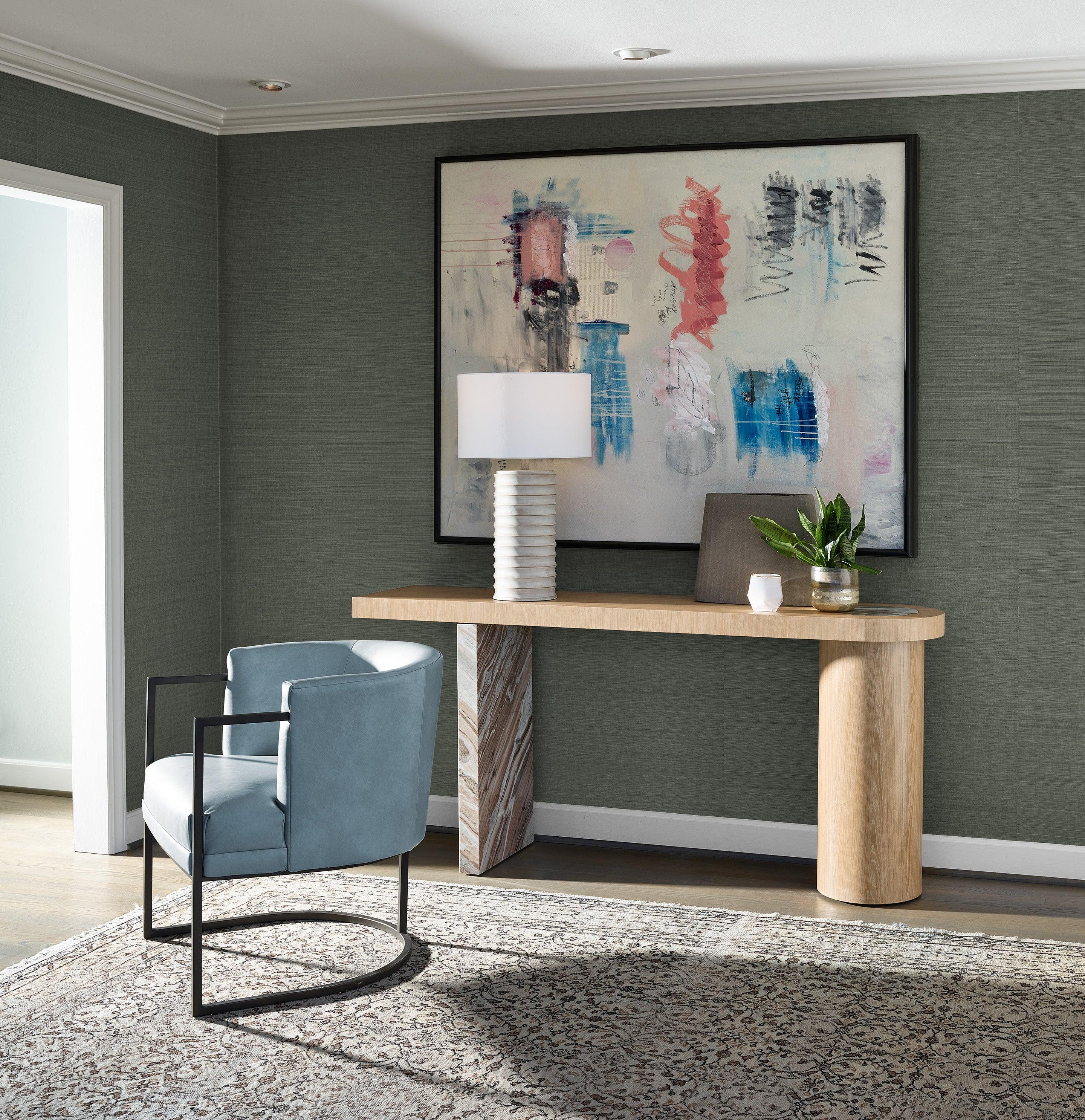 Modern Nomad Wood and Stone Console - Frankwebs