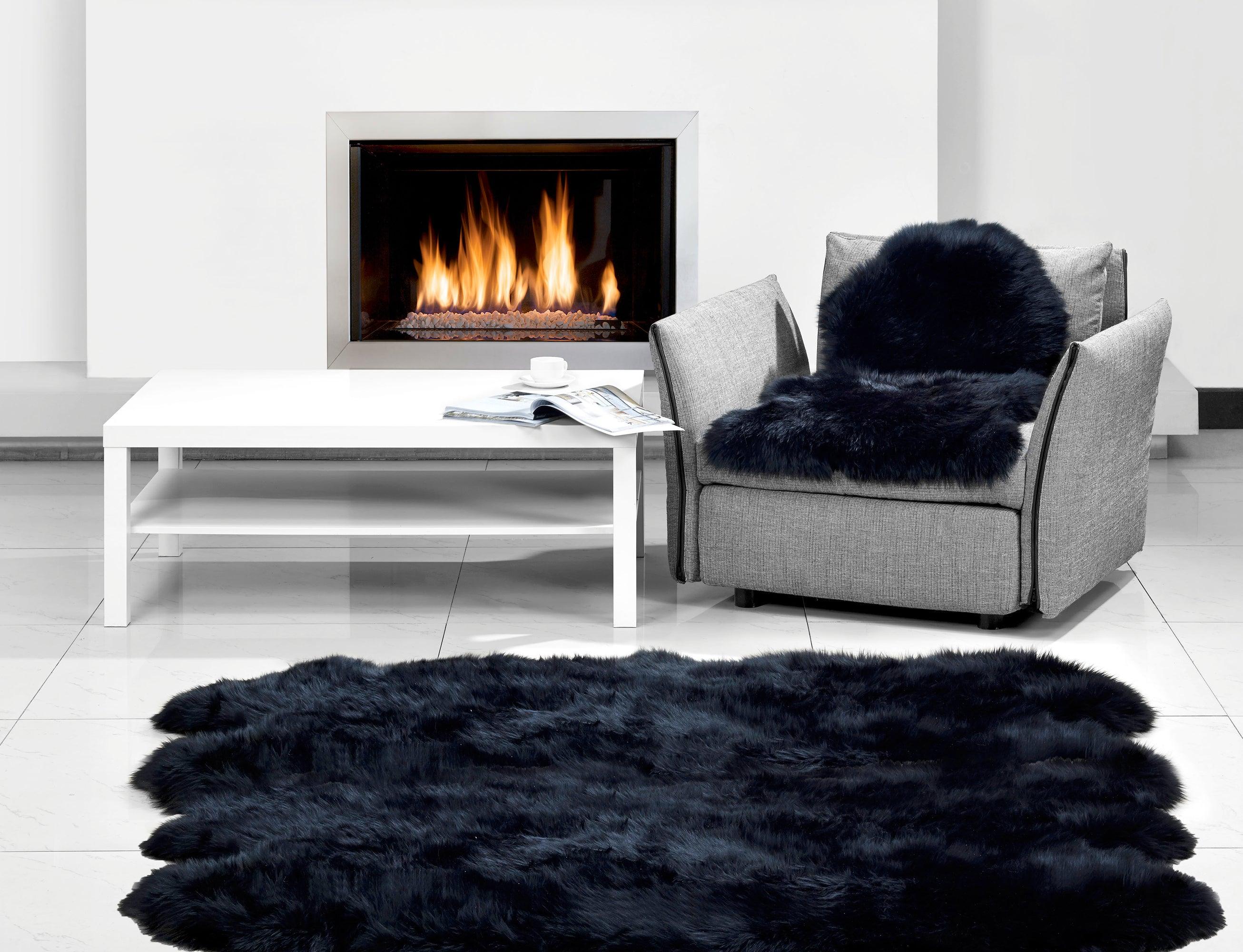 Long Wool Sheepskin Rug Octo - Frankwebs