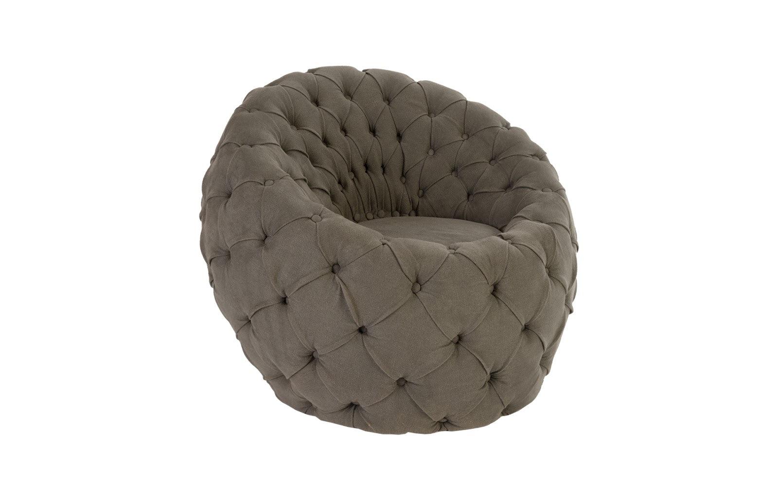 Egg Chair, Ramie Gray - Frankwebs