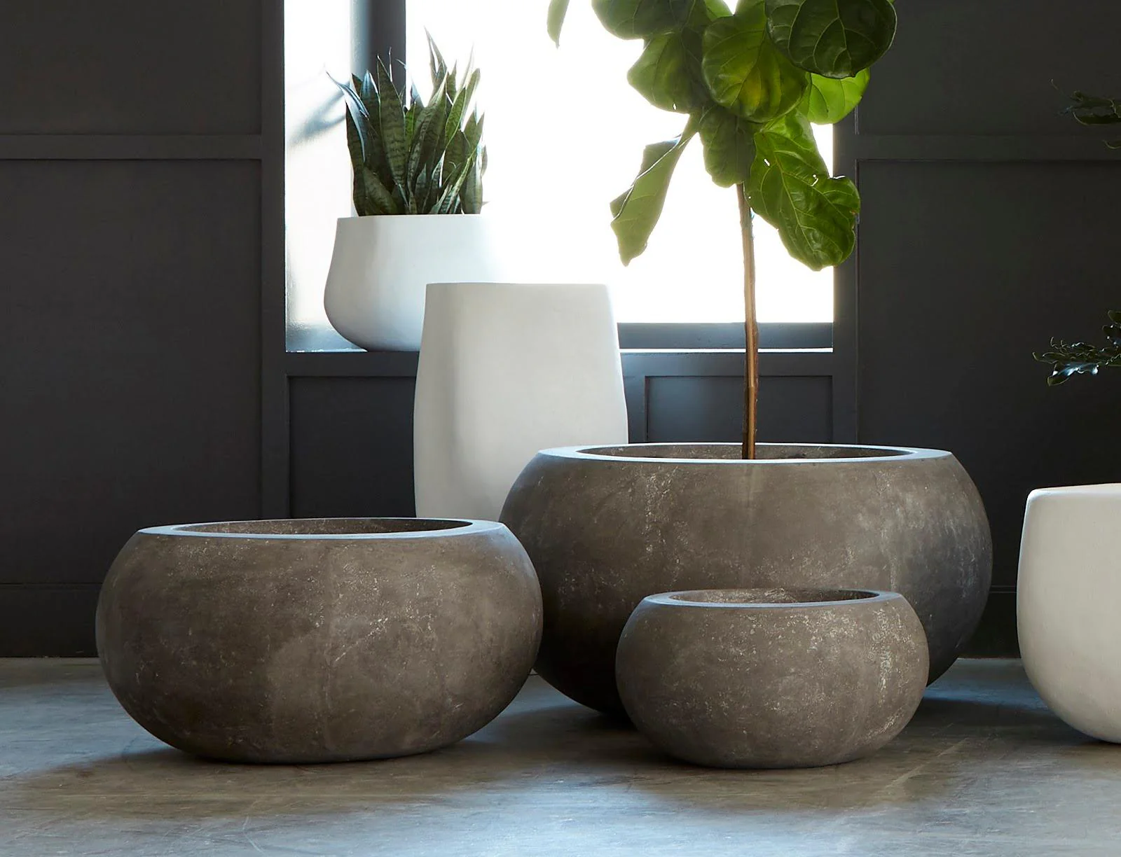 Elaine Planter, Small, Gray - Frankwebs
