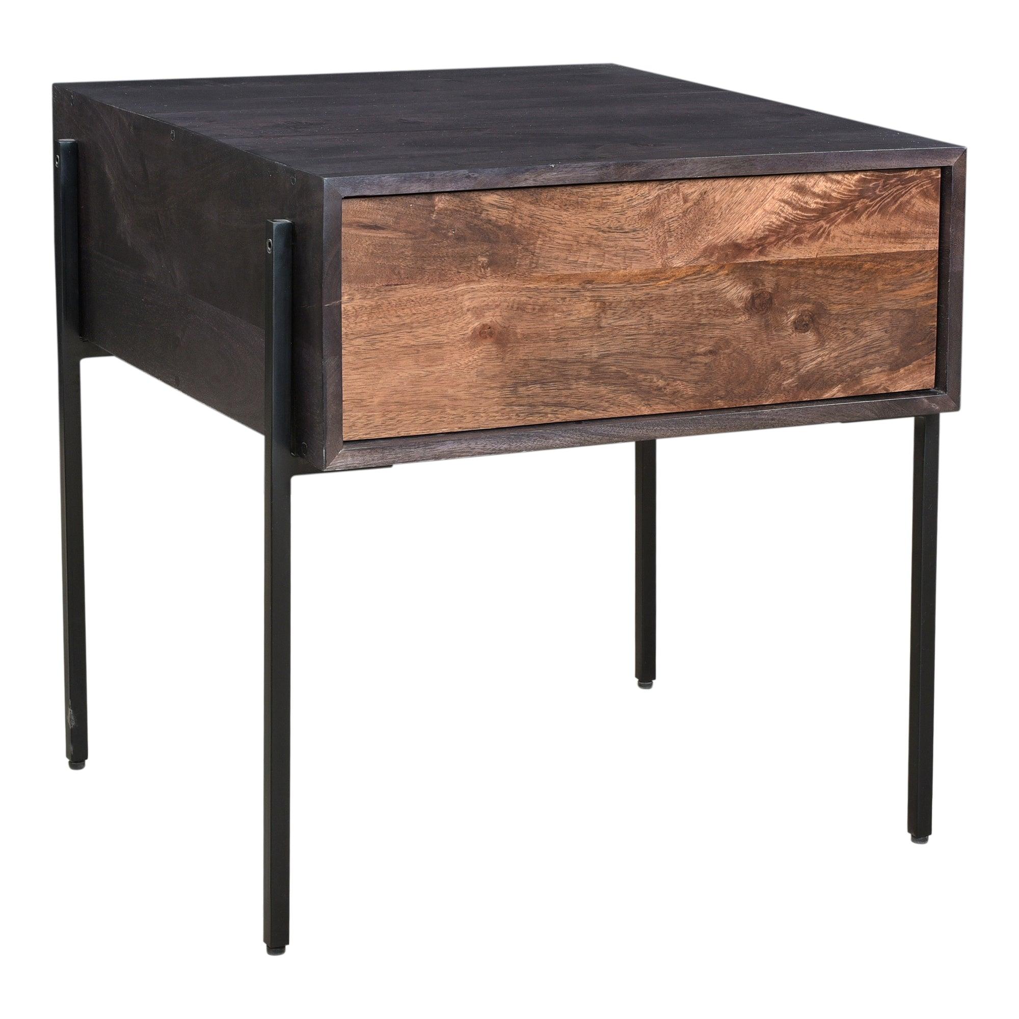 Tobin Side Table Brown - Frankwebs