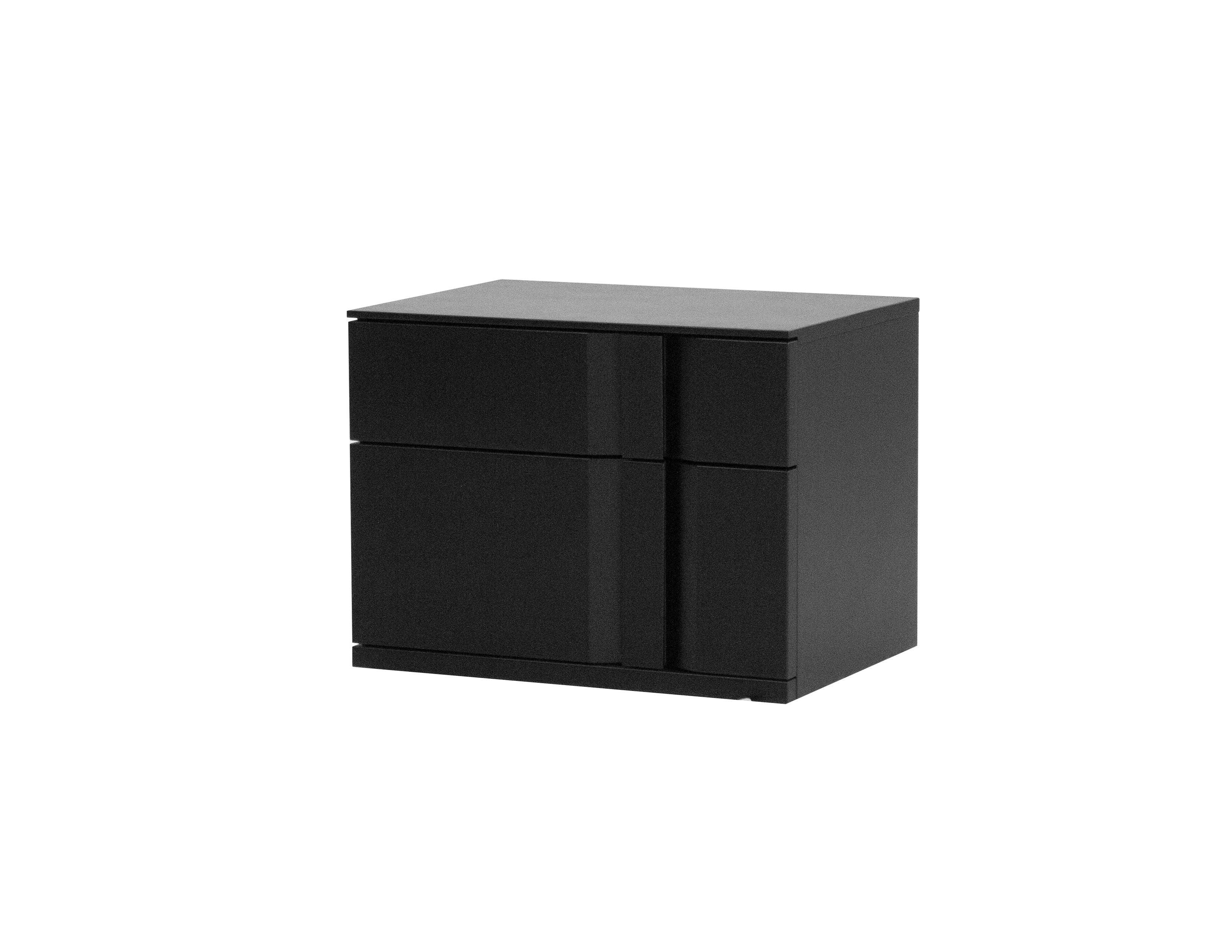 CARBON Night Table 2-Drawer RSF - Frankwebs