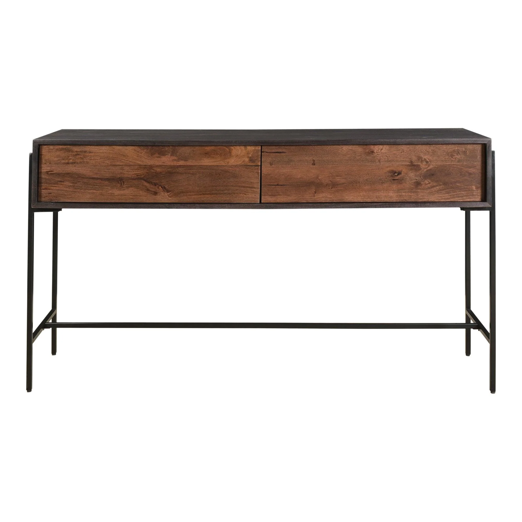 Tobin Console Table Brown - Frankwebs