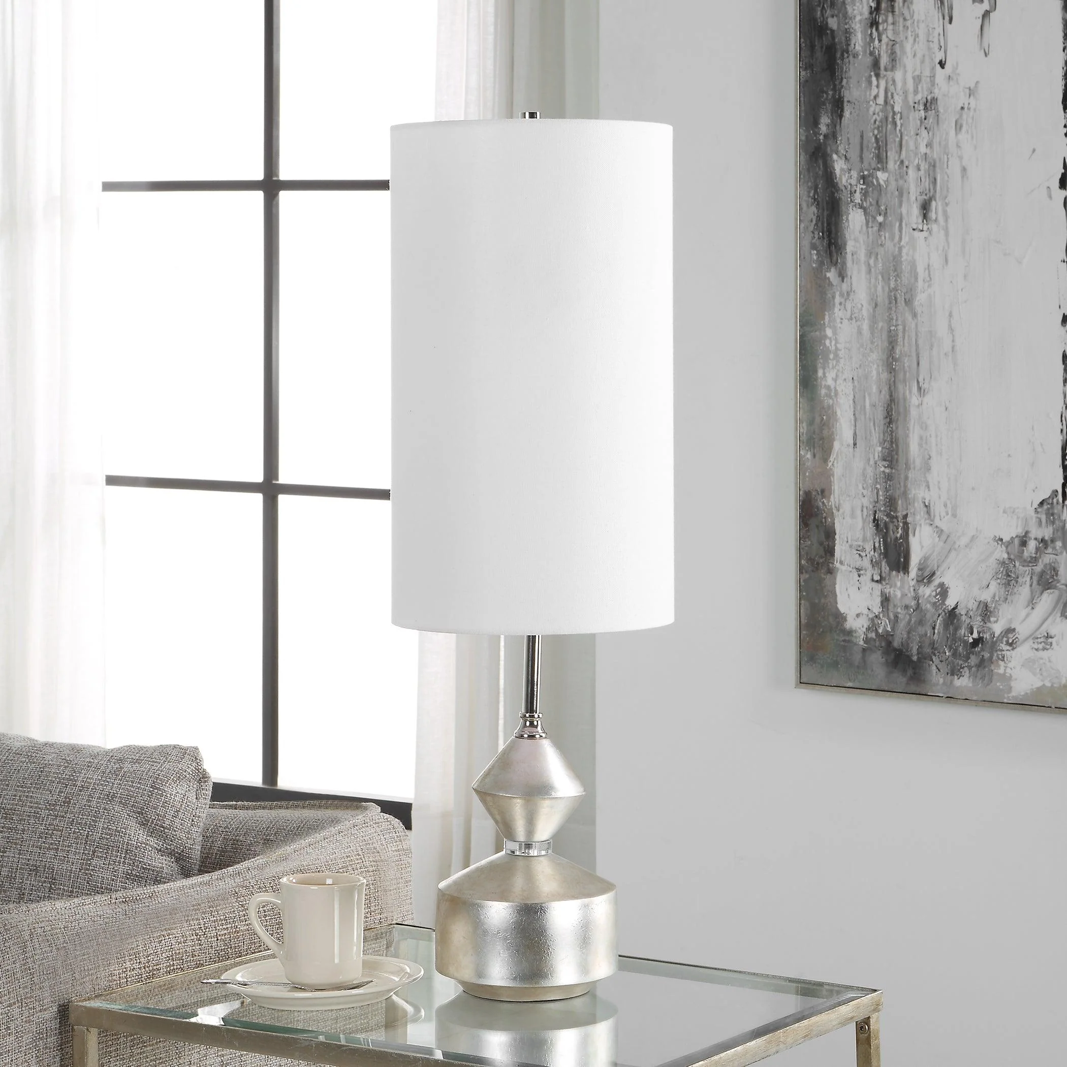 Vial Silver Buffet Lamp - Frankwebs