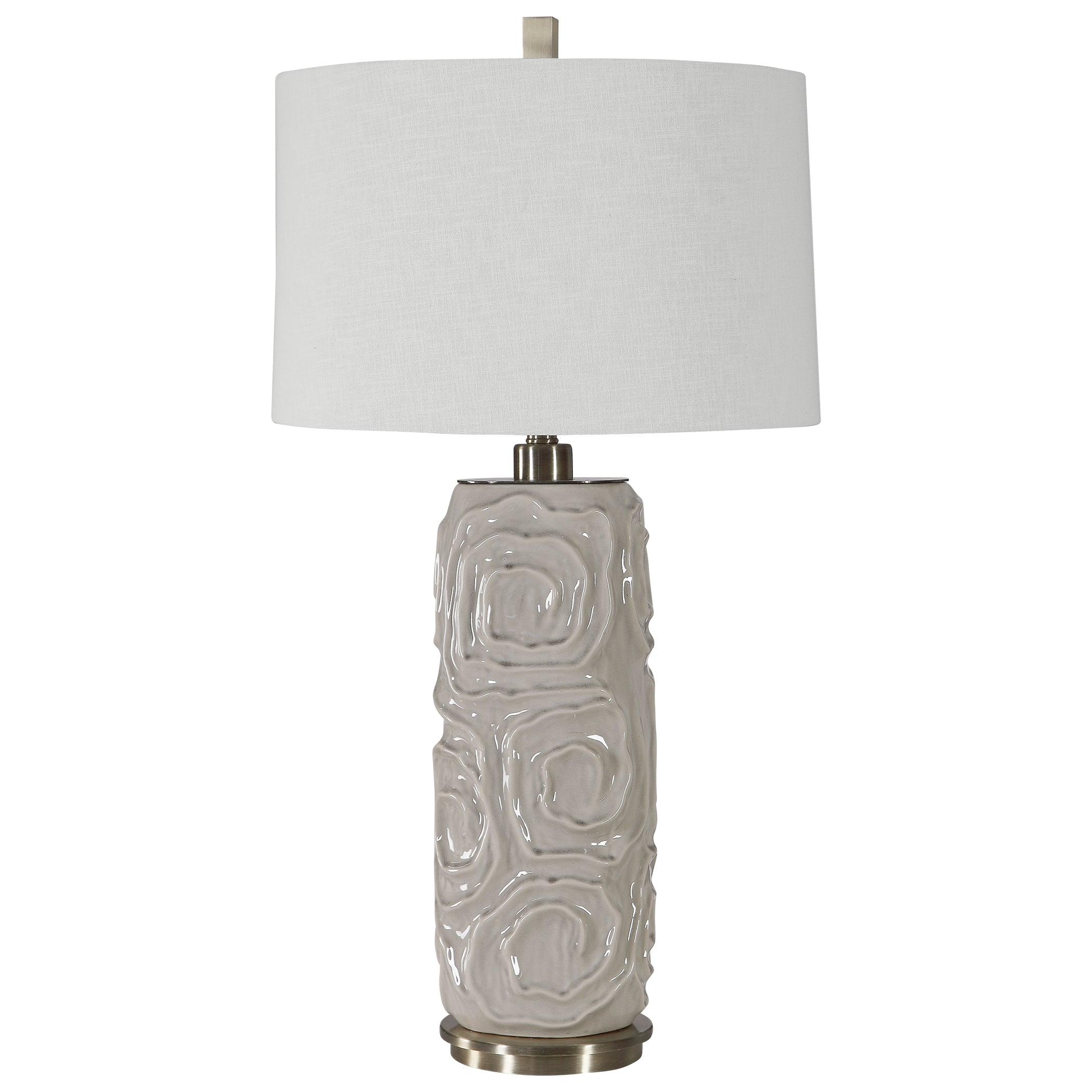 ZADE WARM GRAY TABLE LAMP - Frankwebs