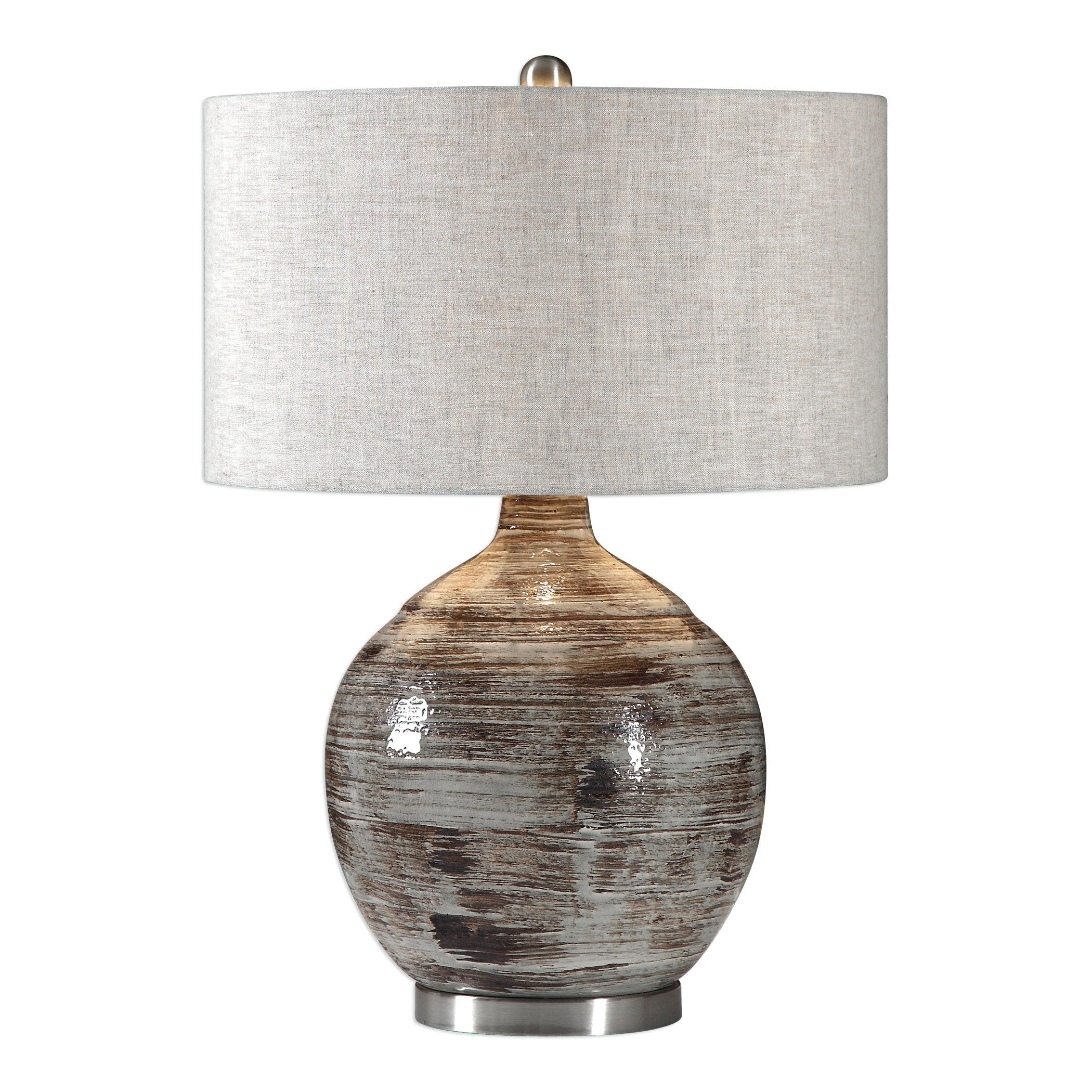 TAMULA DISTRESSED IVORY TABLE LAMP - Frankwebs