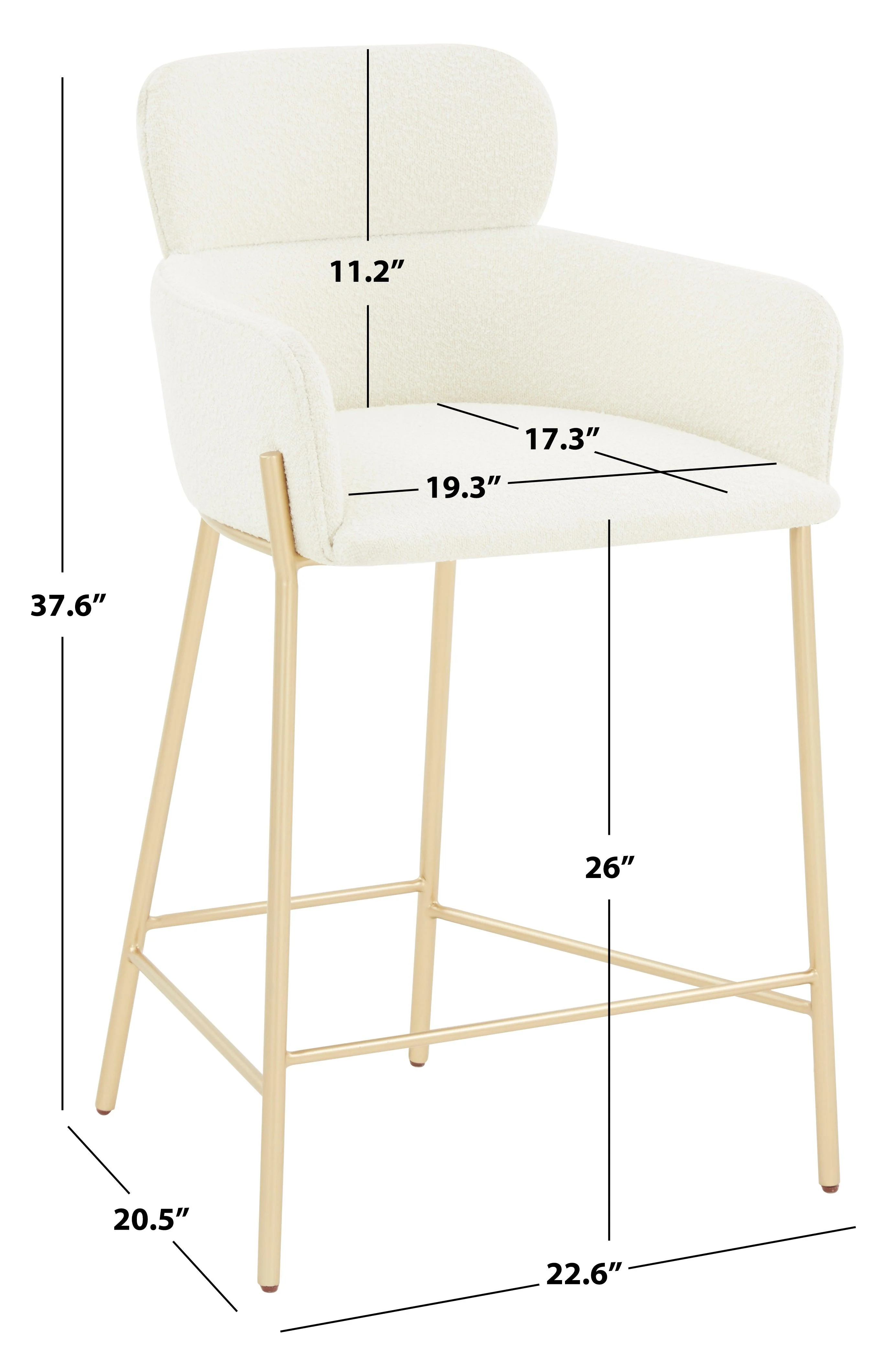 CHARLIZE COUNTER STOOL - Frankwebs