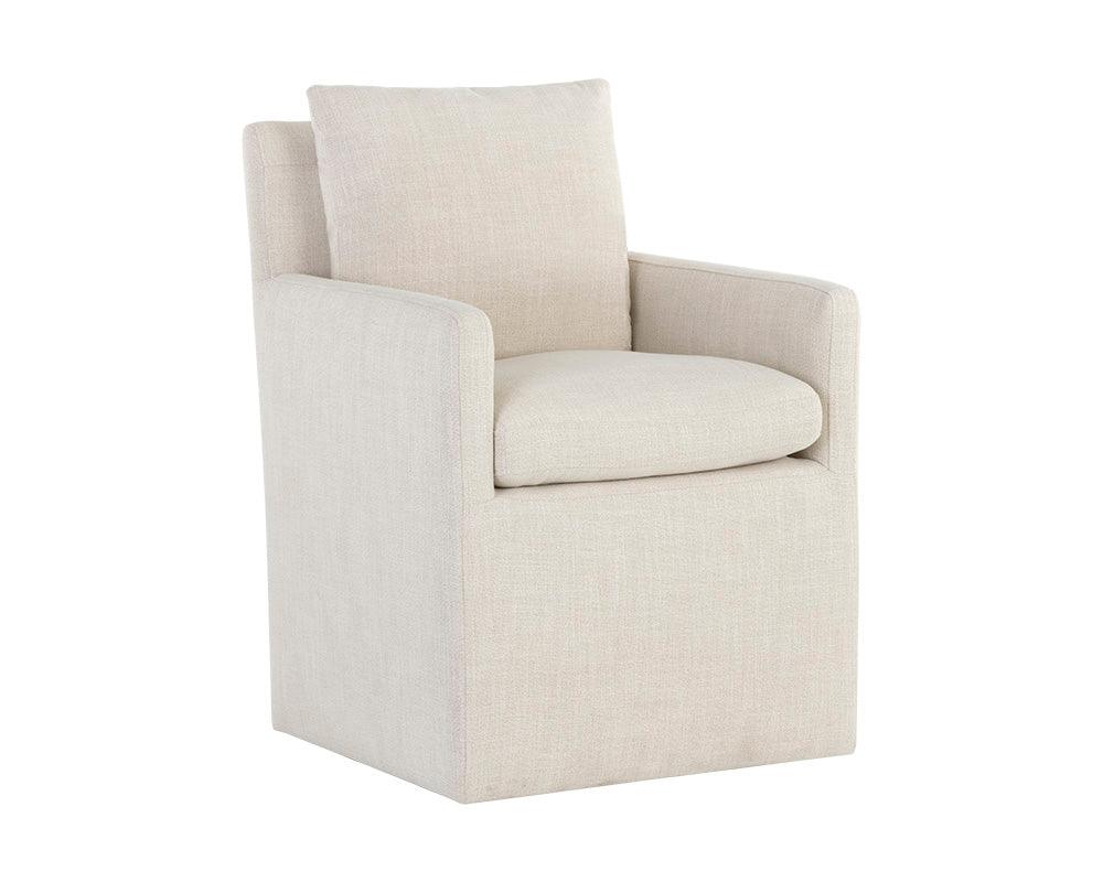 Glenrose Wheeled Dining Armchair - Frankwebs