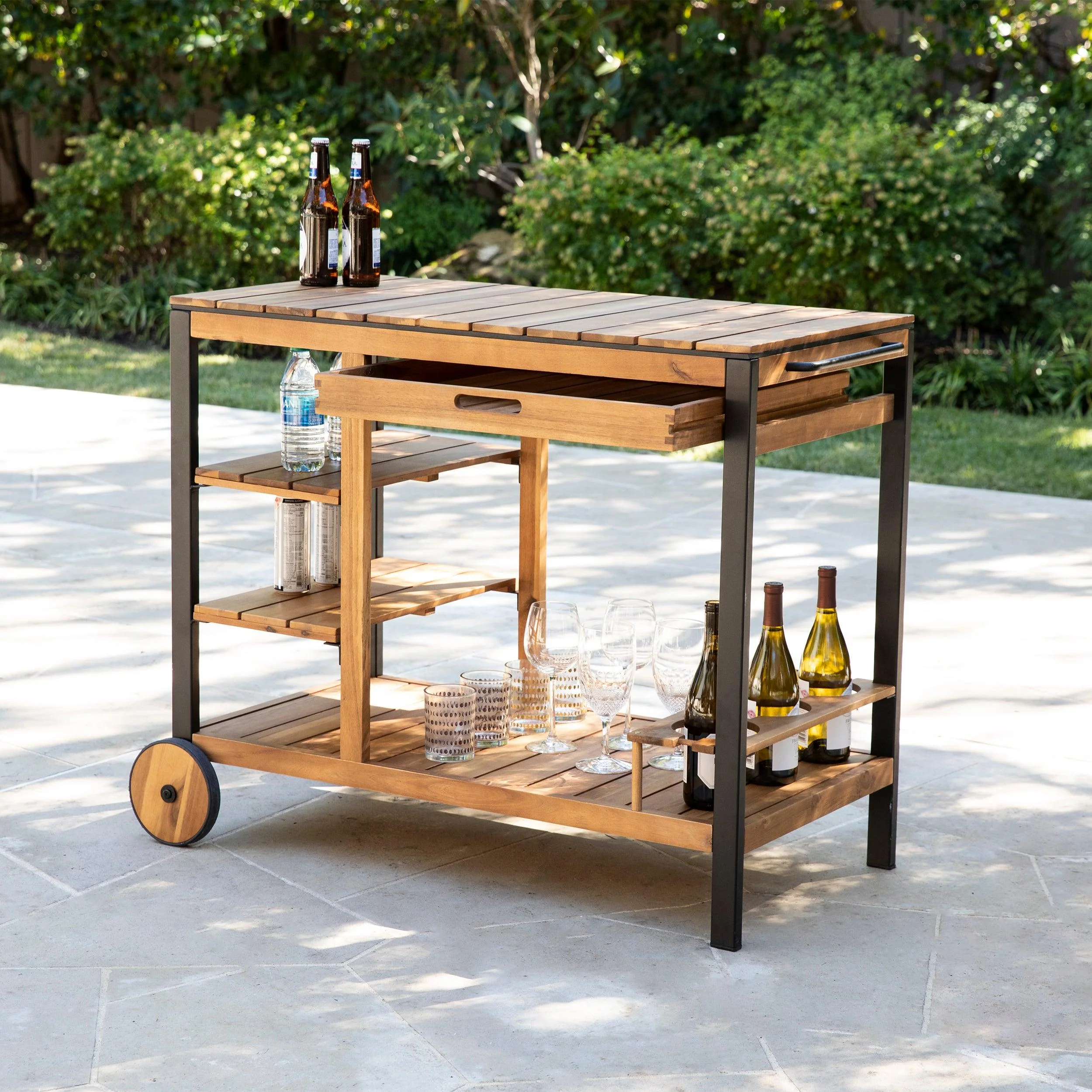 Murcott Outdoor Bar Cart - Frankwebs