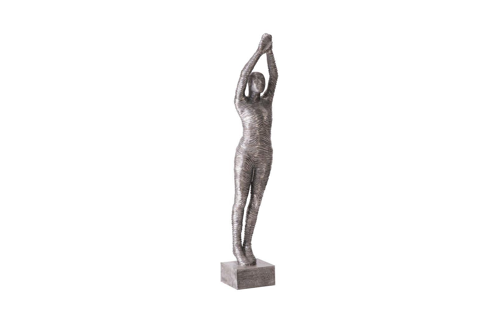 Standing Diving Sculpture, Black/Silver, Aluminum - Frankwebs