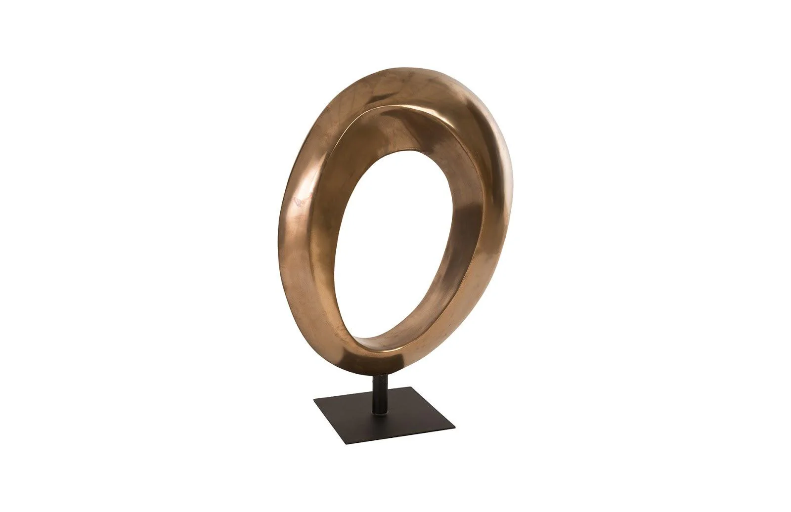 Hoop Sculpture, Bronze - Frankwebs
