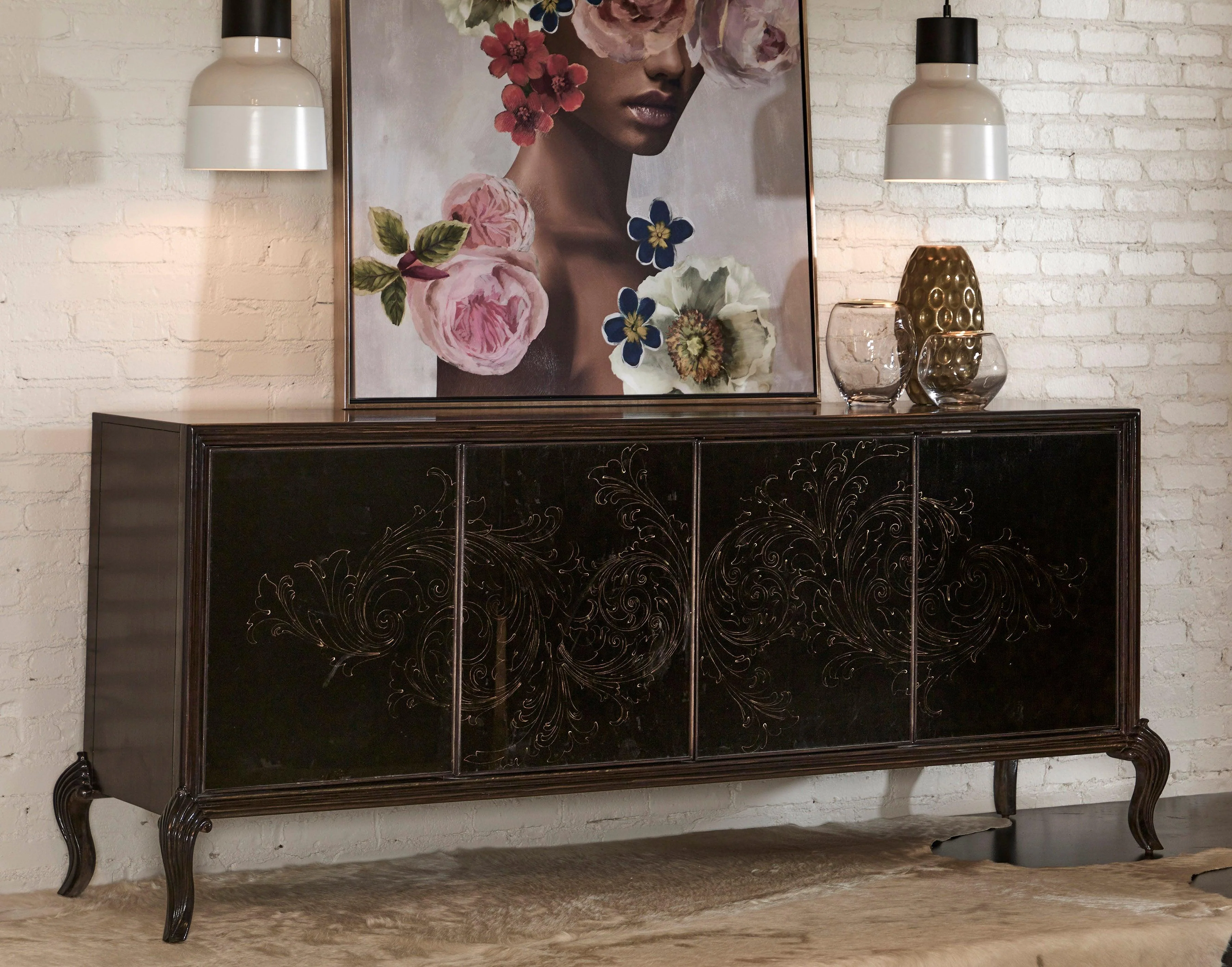 4 Door Media Credenza - Frankwebs