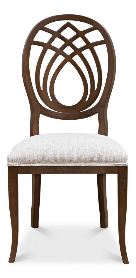 Goccia Side Chair - Driftwood - Oatmeal - Set of 2 - Frankwebs