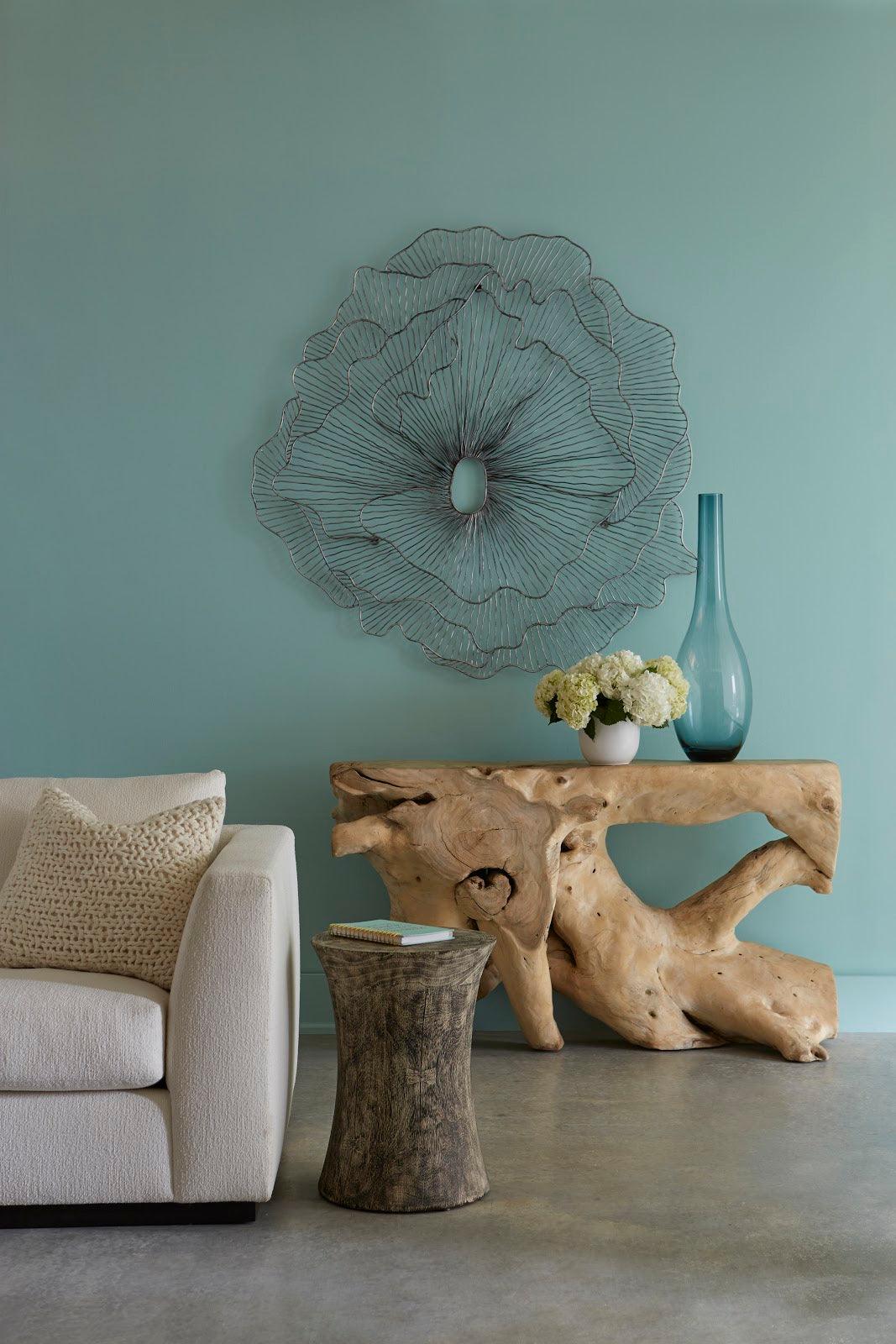 Poppy Flower Wall Art, Silver/Black, LG - Frankwebs