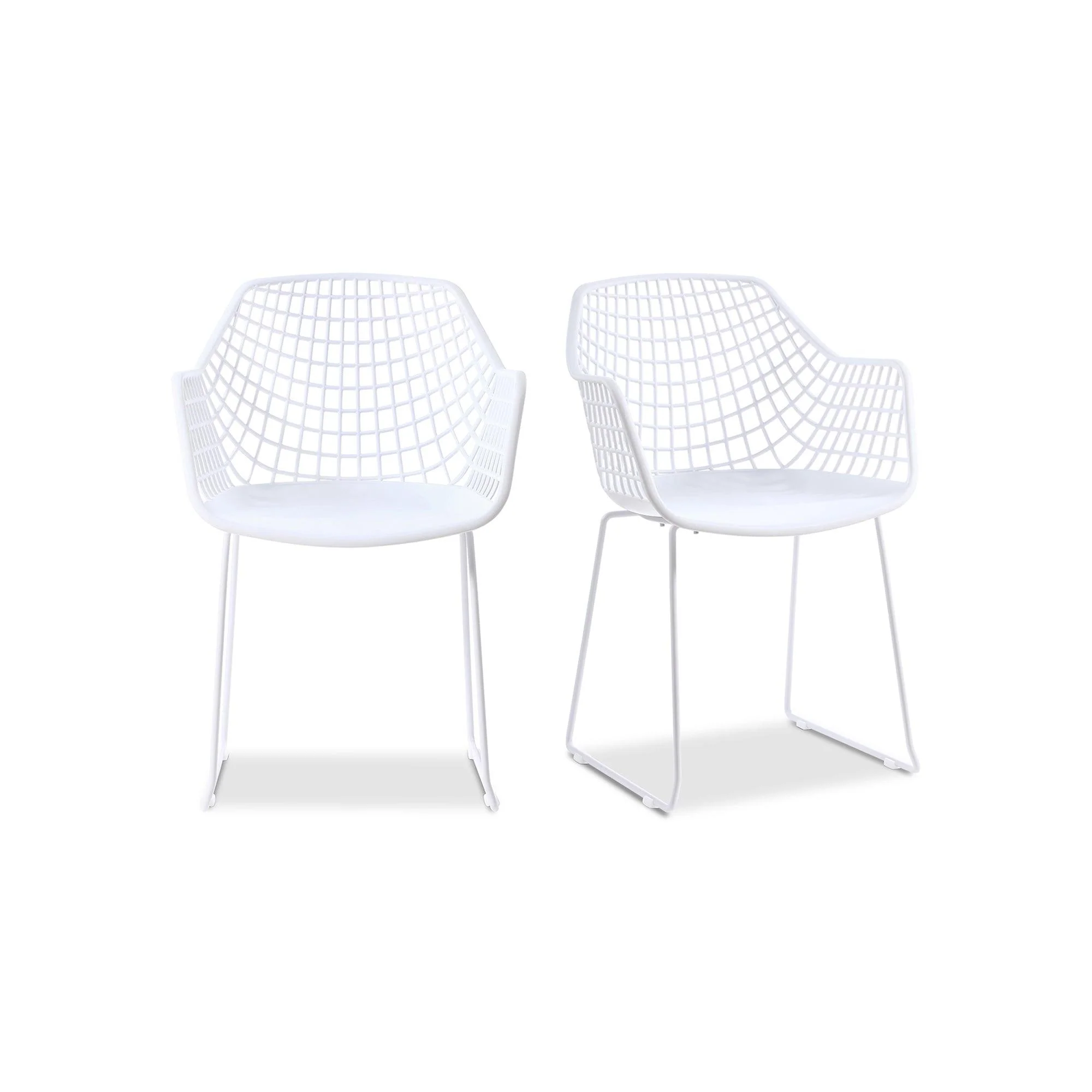 Honolulu Chair White - Set Of Two - Frankwebs
