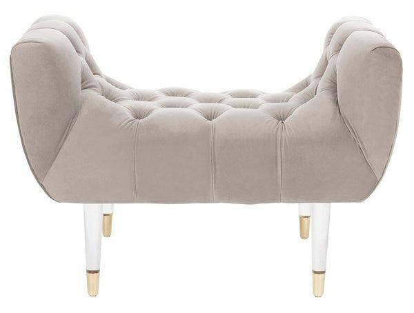 EUGENIE TUFTED VELVET BENCH - Frankwebs