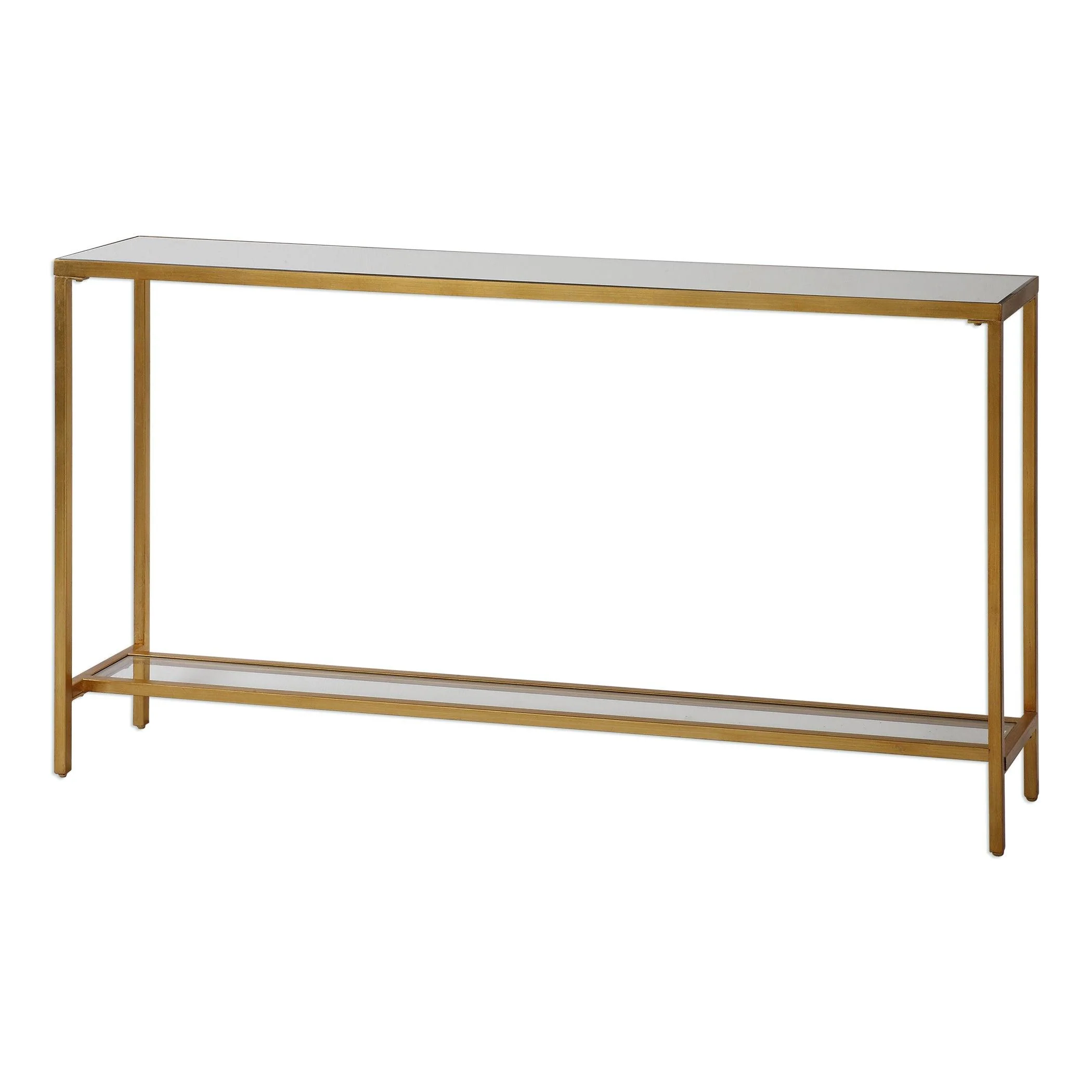 HAYLEY GOLD CONSOLE TABLE - Frankwebs