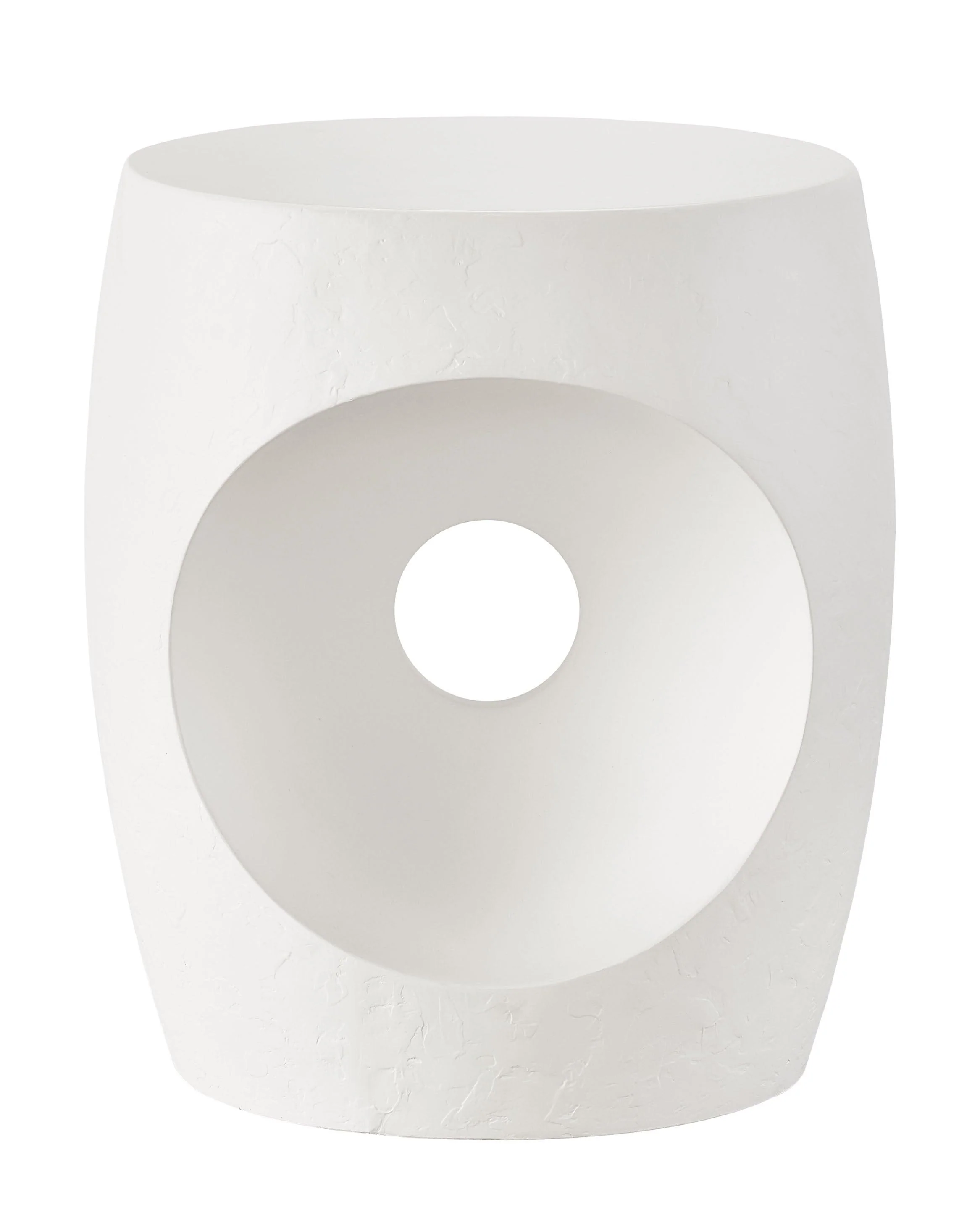 Modern Nomad Oval Textured Accent Table - Frankwebs