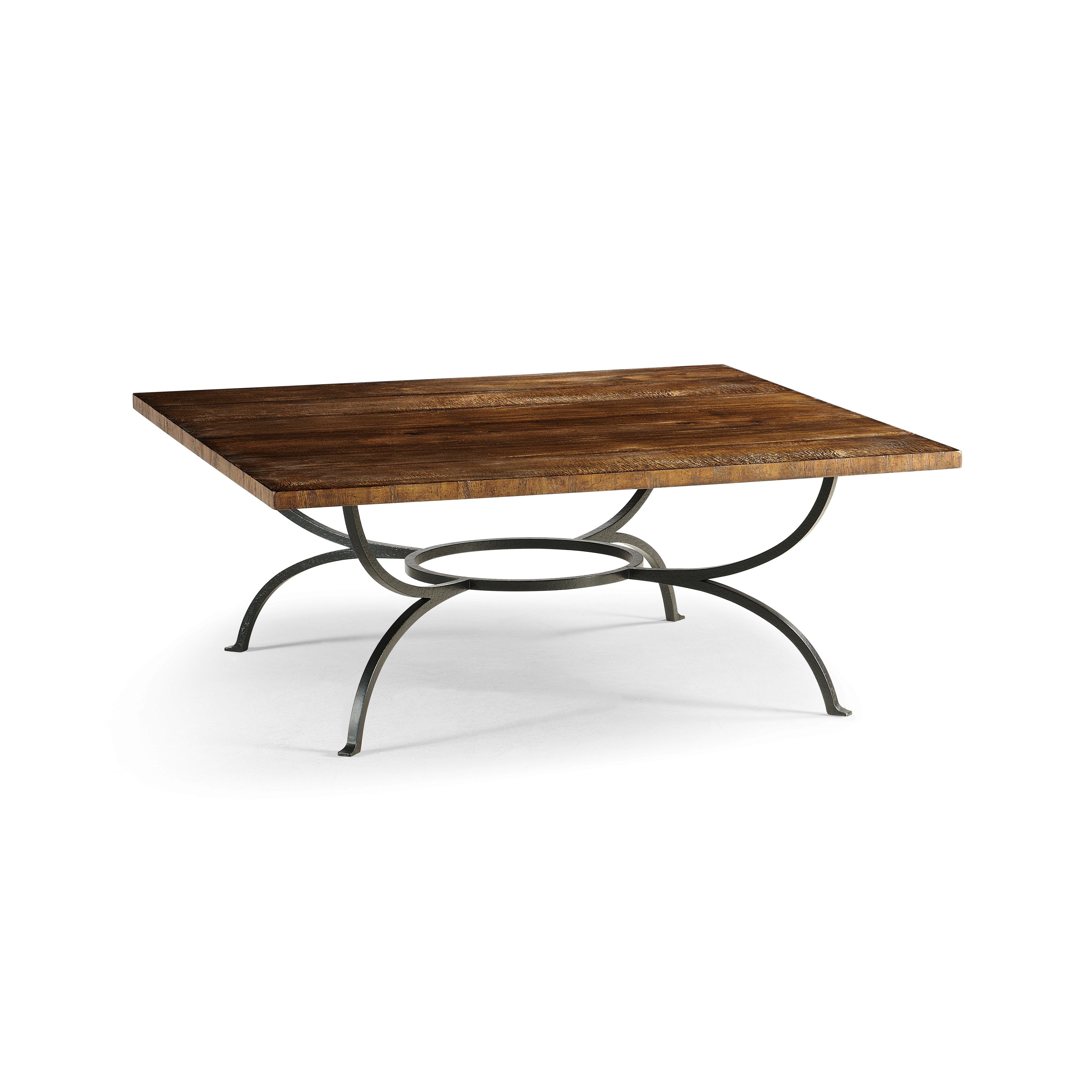 Casual Accents Country Walnut Plank Cocktail Table - Frankwebs