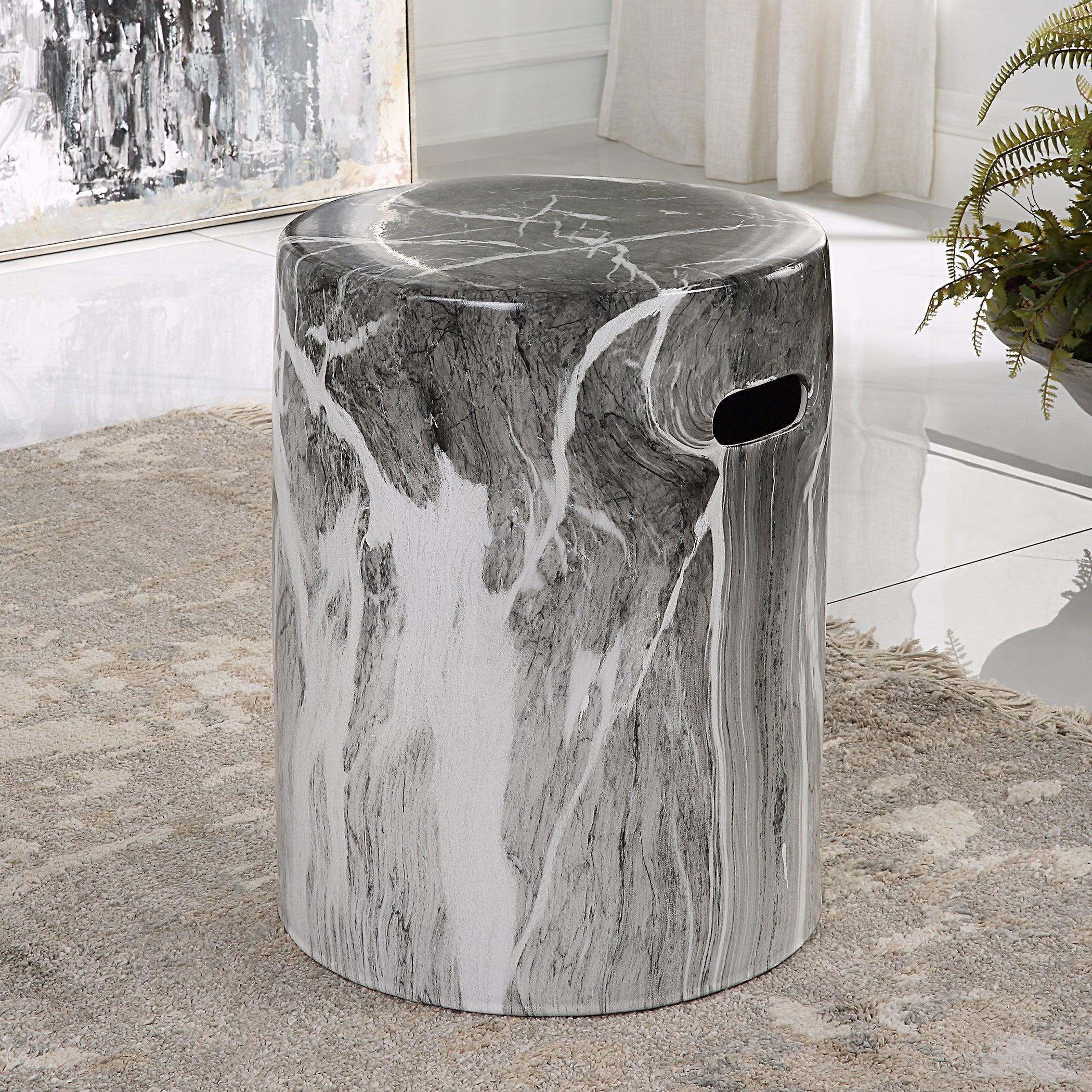 Marvel Marbled Garden Stool - Frankwebs
