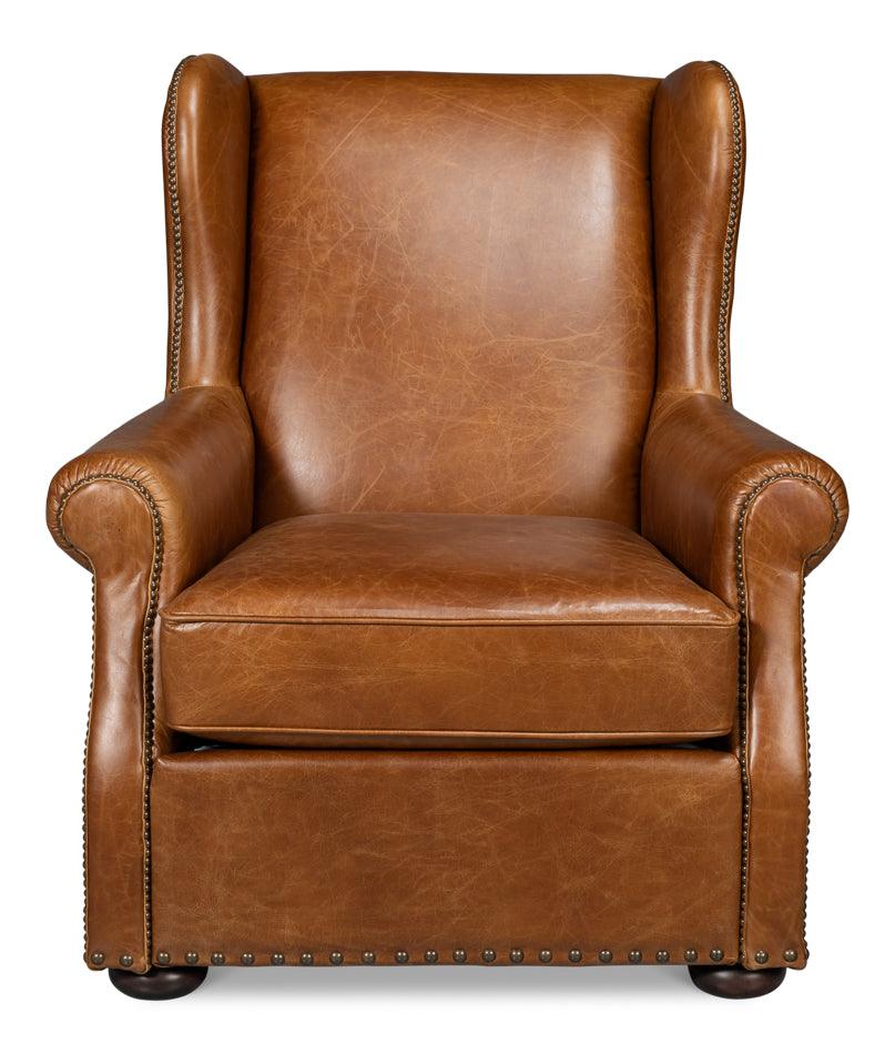 London Dry Accent Chair - Cuba Brown - Frankwebs