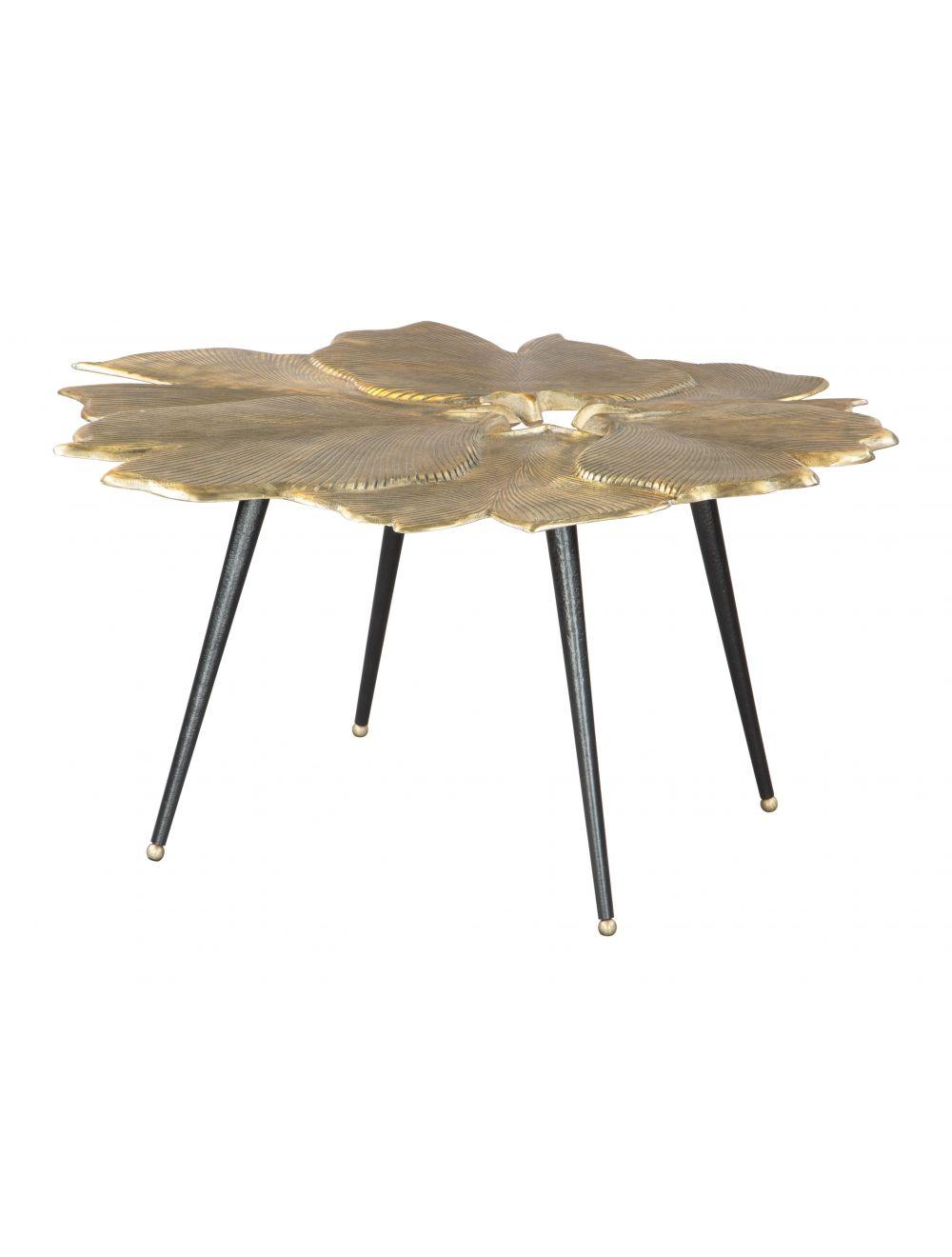 Gingko Coffee Table Antique Brass - Frankwebs